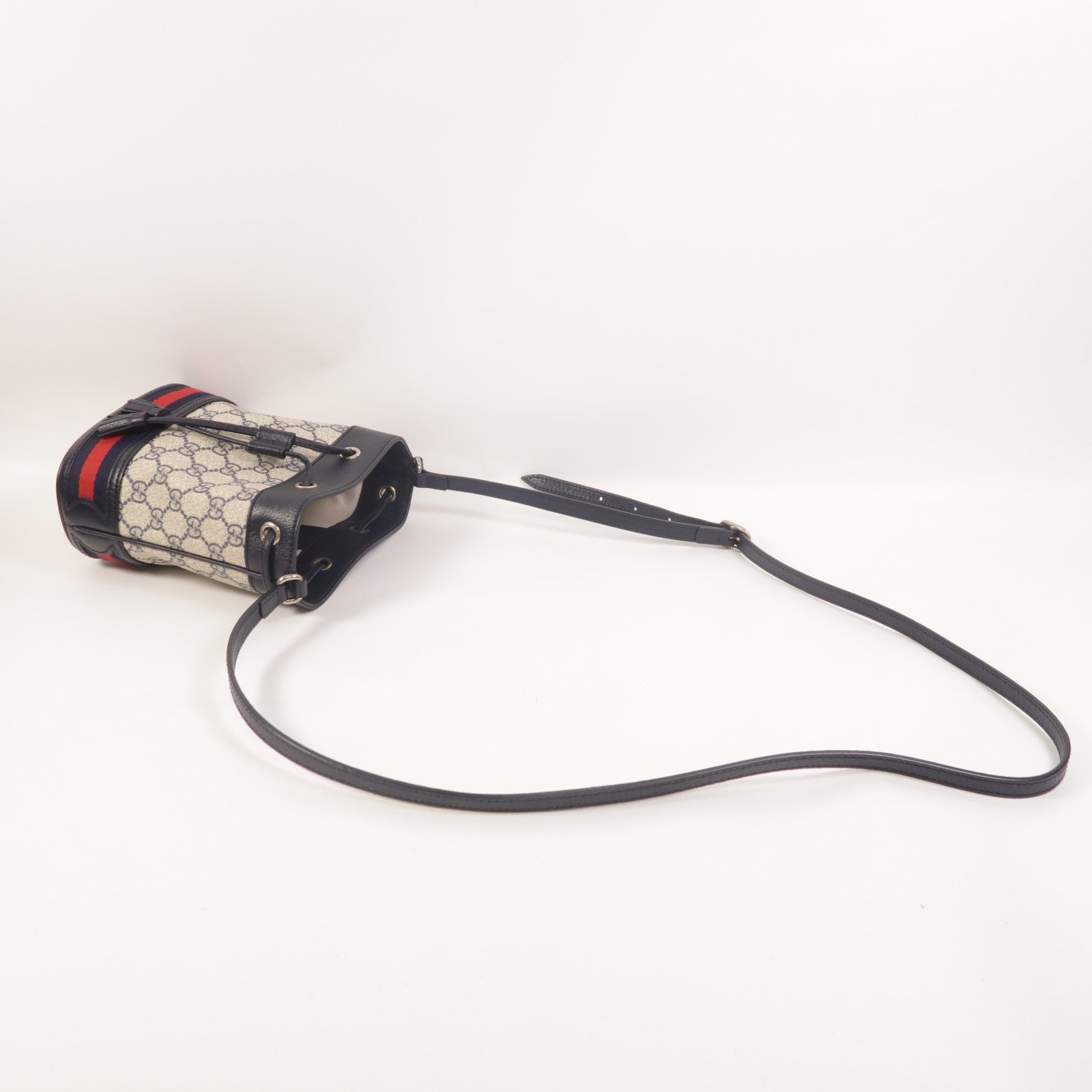 GUCCI 塗層帆布Ophidia GG Mini Bucket肩背袋