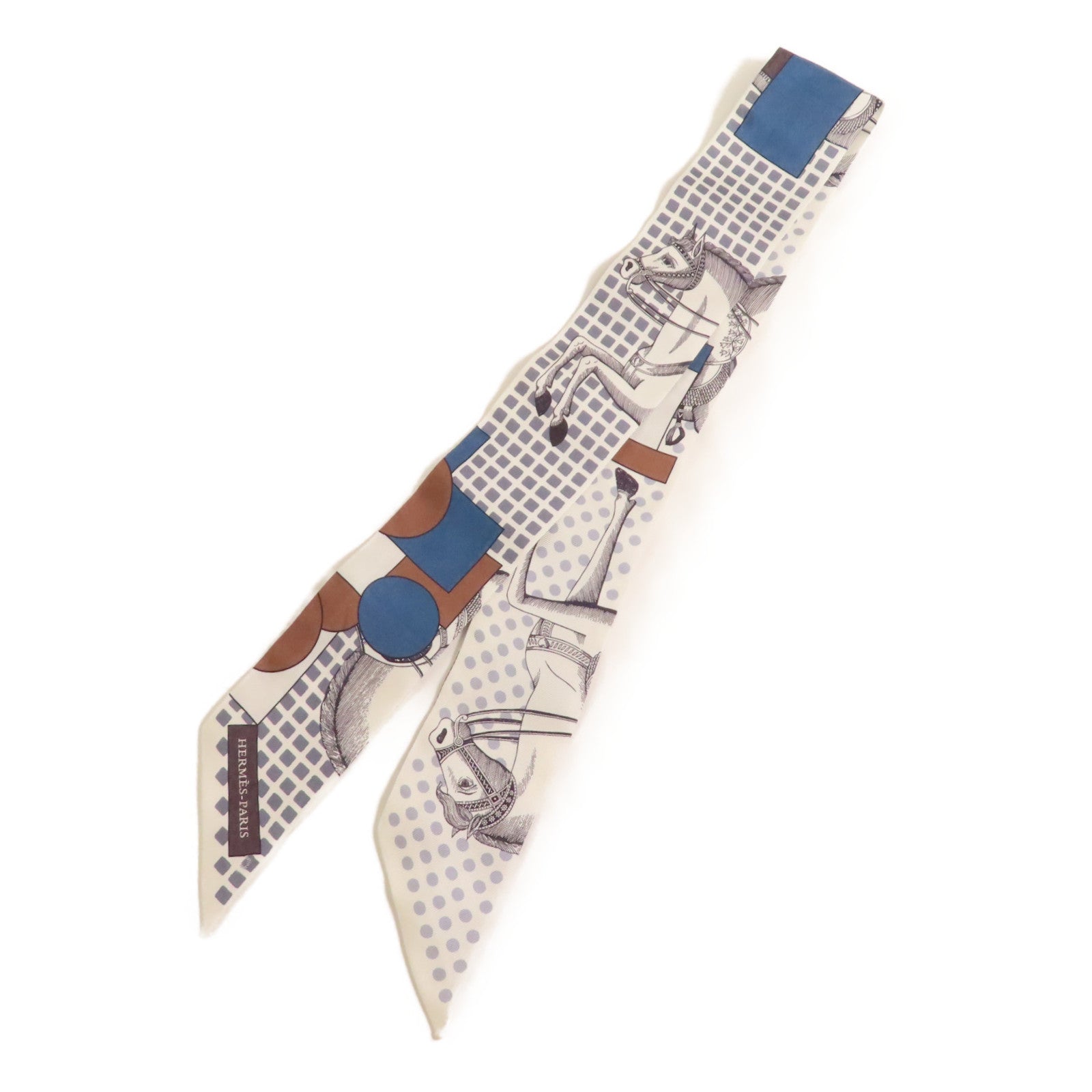 HERMES 絲質Twilly絲巾