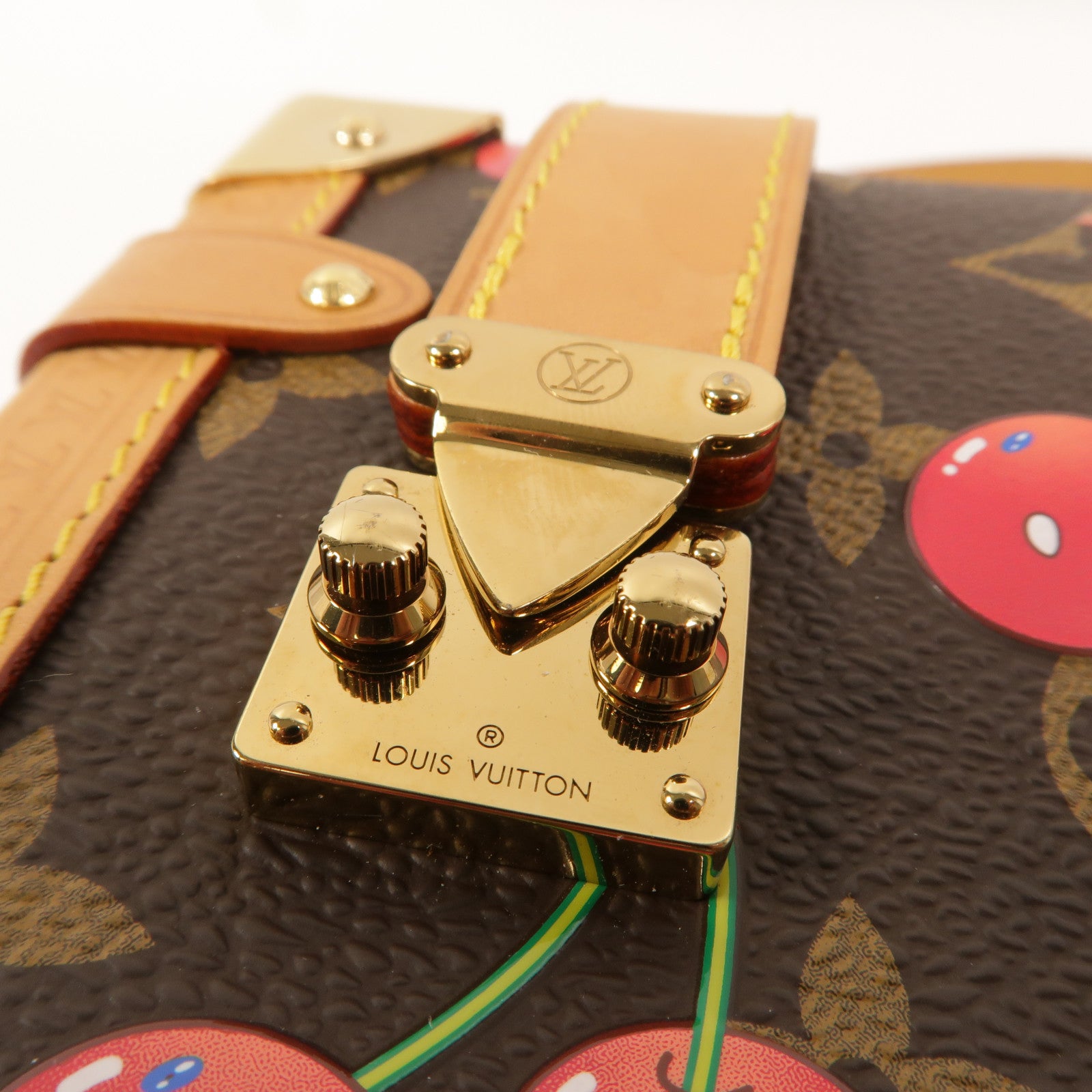LOUIS VUITTON Monogram LVxTM Cherry Side Trunk手挽肩背兩用袋