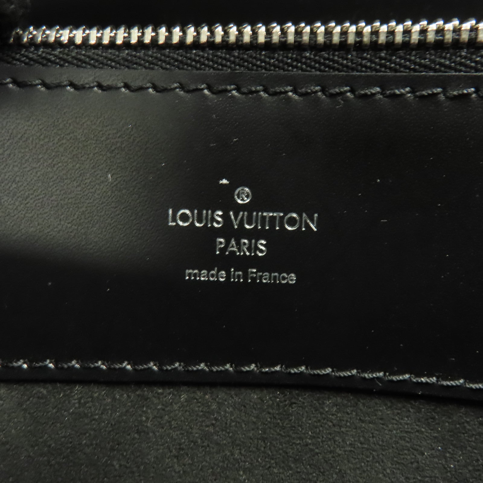 LOUIS VUITTON Epi Sevigne PM銀扣手挽肩背兩用袋黑色