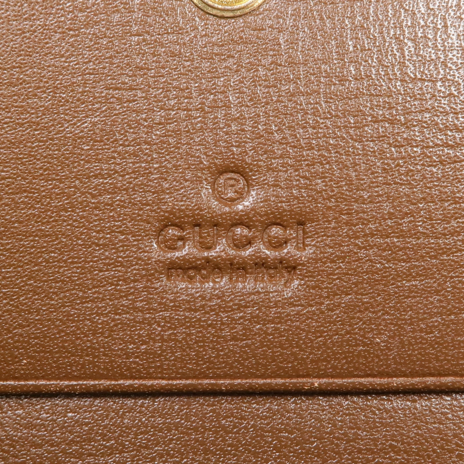 GUCCI 塗層帆布Horsebit Wallet金扣錢包