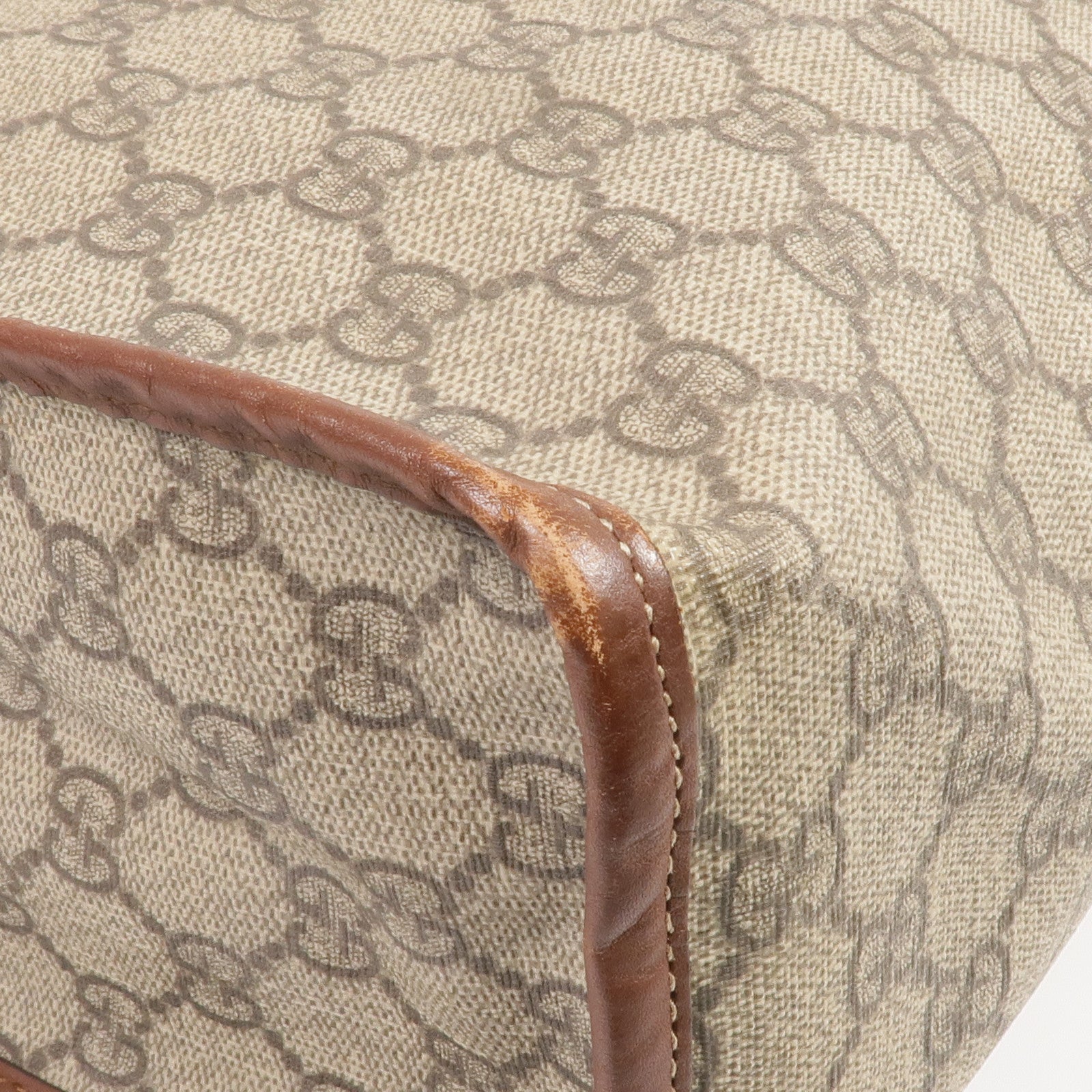 GUCCI 塗層帆布Tote Bag金扣手挽袋