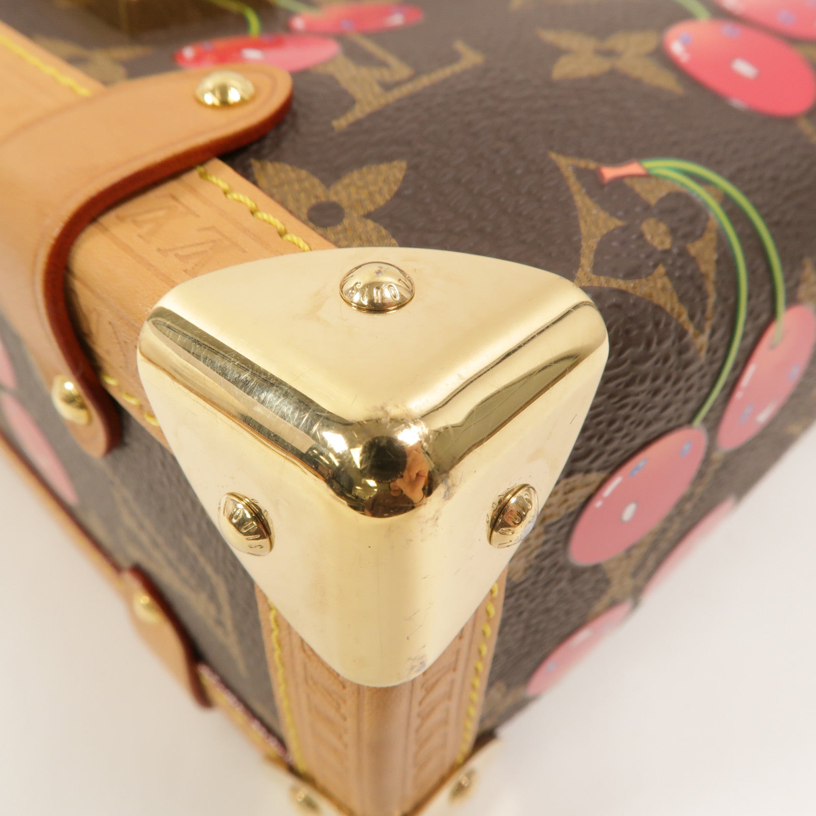 LOUIS VUITTON Monogram LVxTM Cherry Side Trunk手挽肩背兩用袋