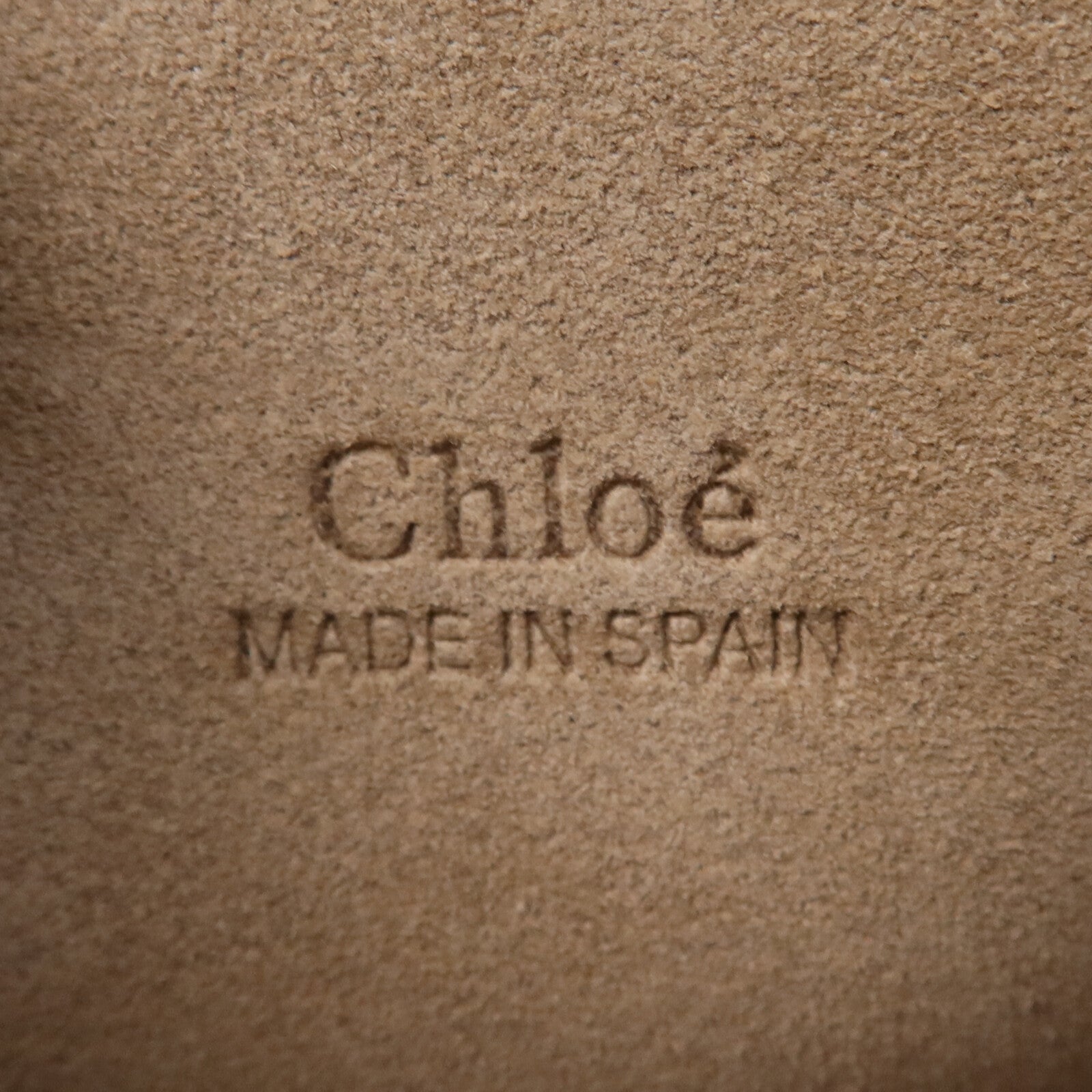 Chloe 牛皮/麂皮皮革Faye Bag金扣肩背袋