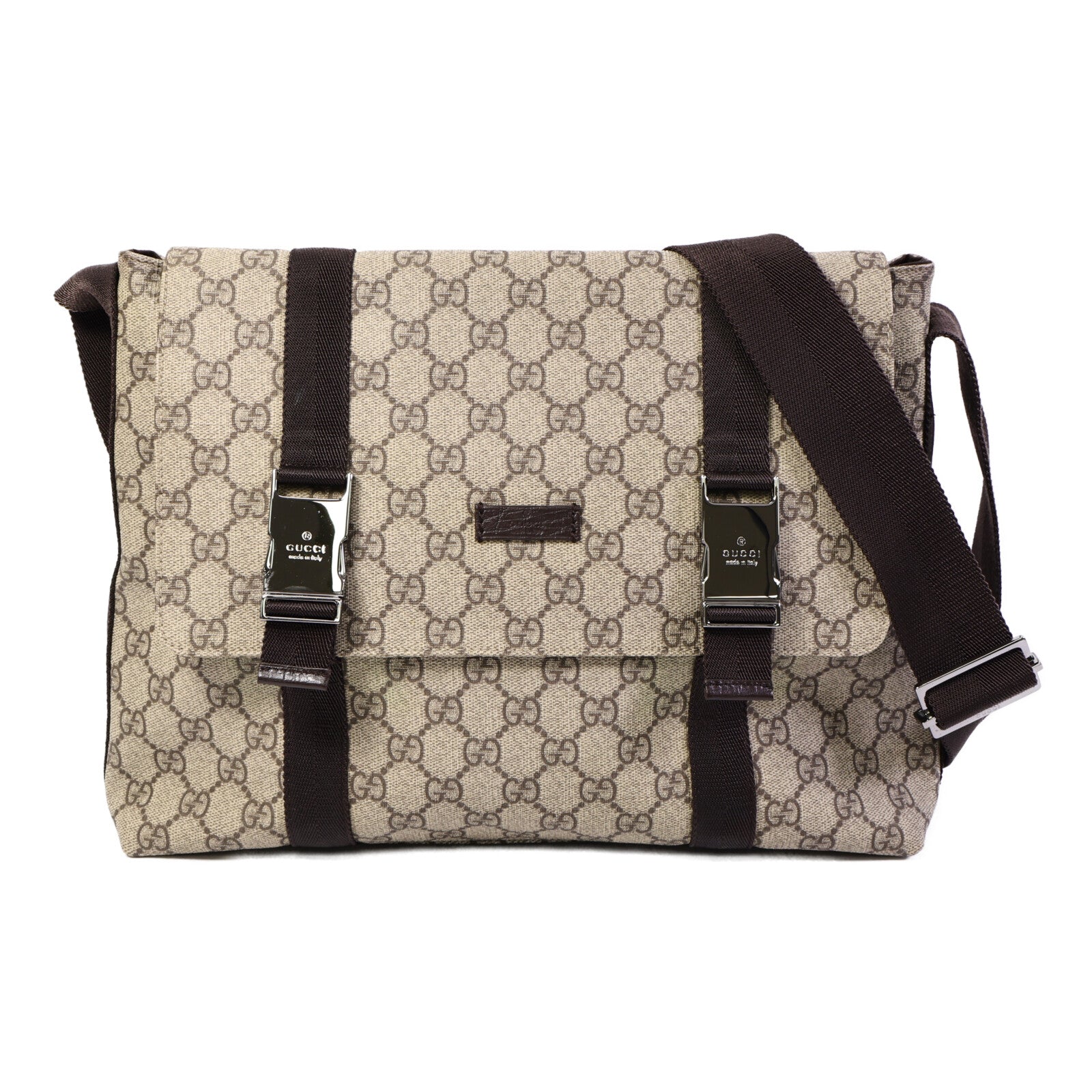 GUCCI 塗層帆布GG Supreme肩背袋