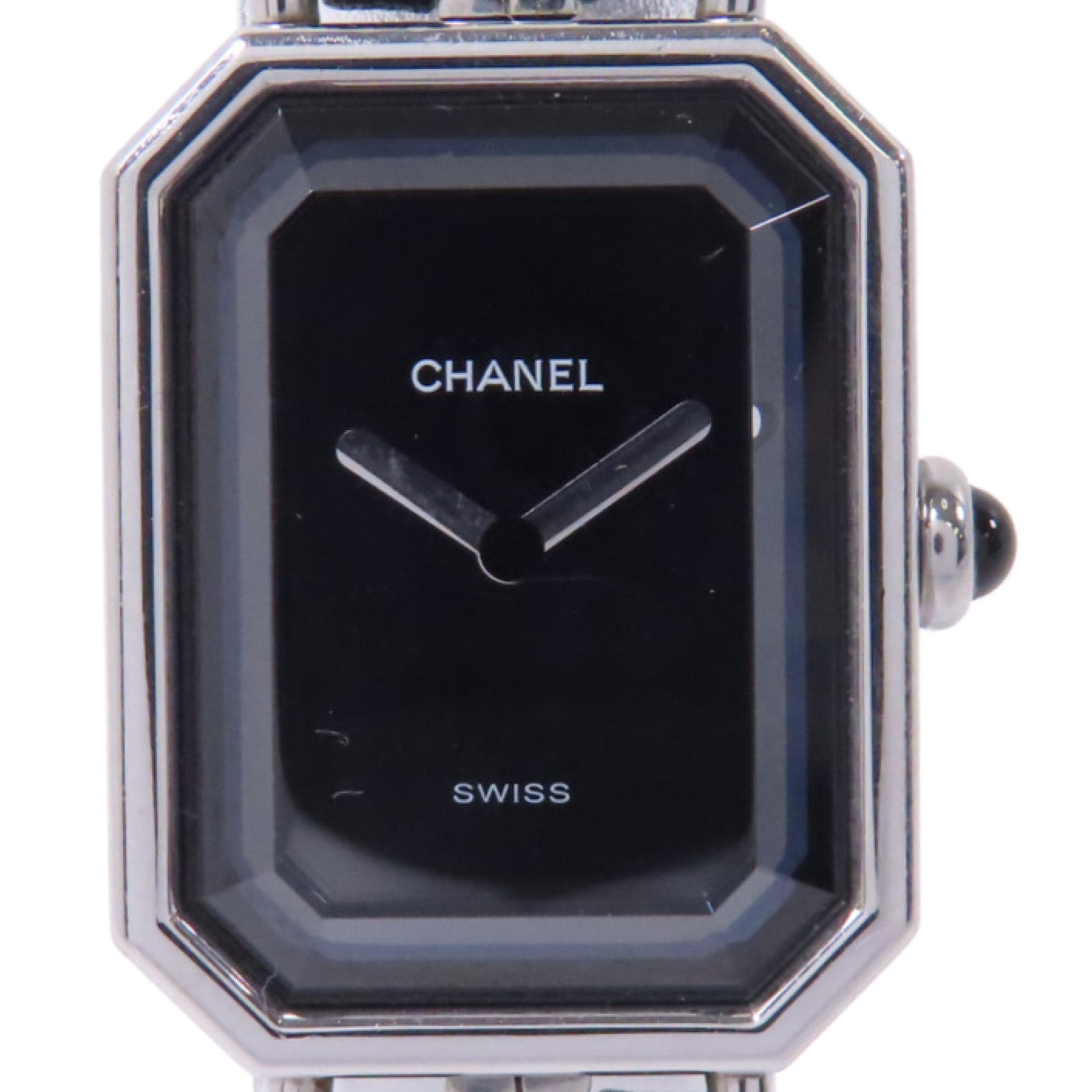 CHANEL Premiere M不鏽鋼手錶石英機芯黑色