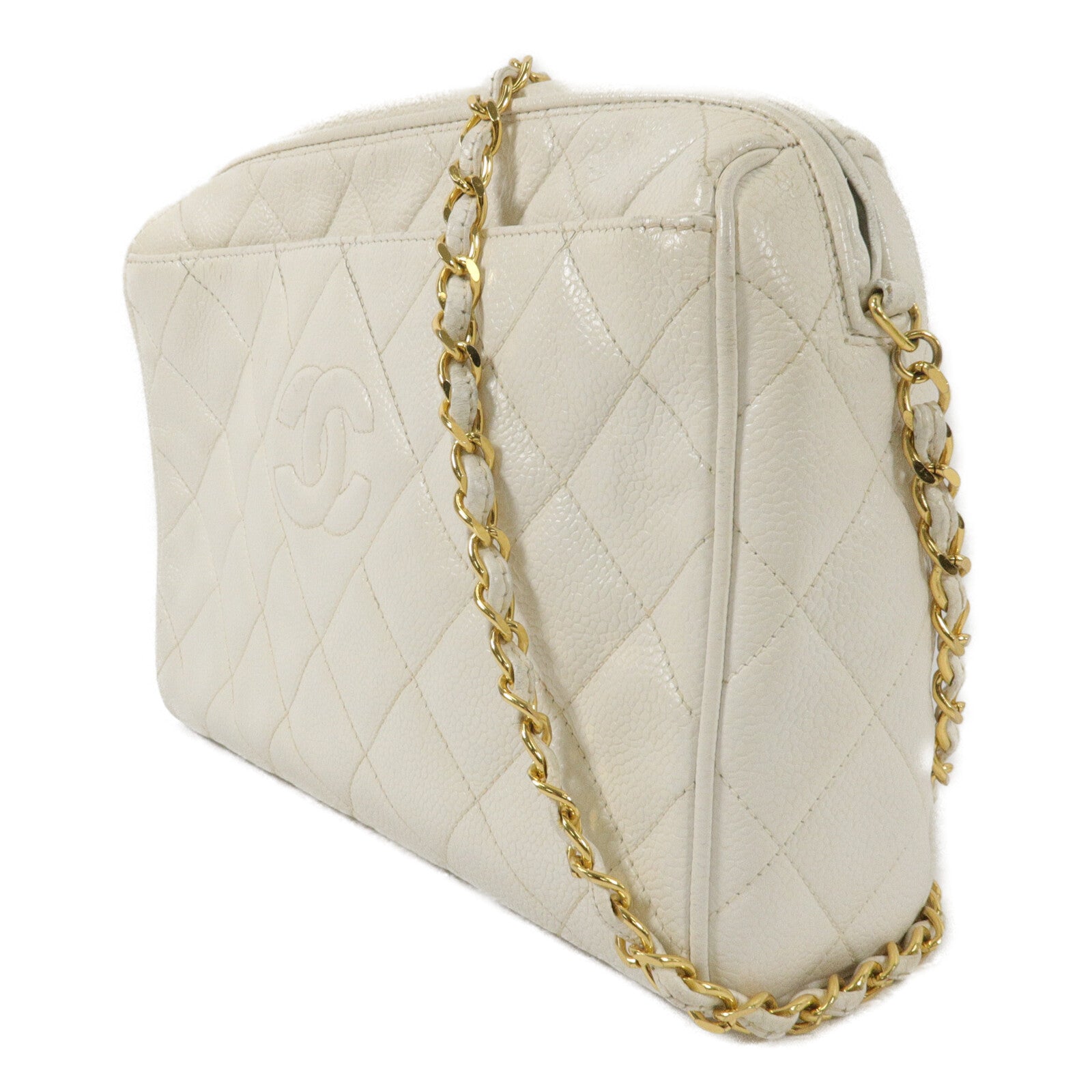 CHANEL 牛皮皮革Vintage Bag鏈帶肩背袋