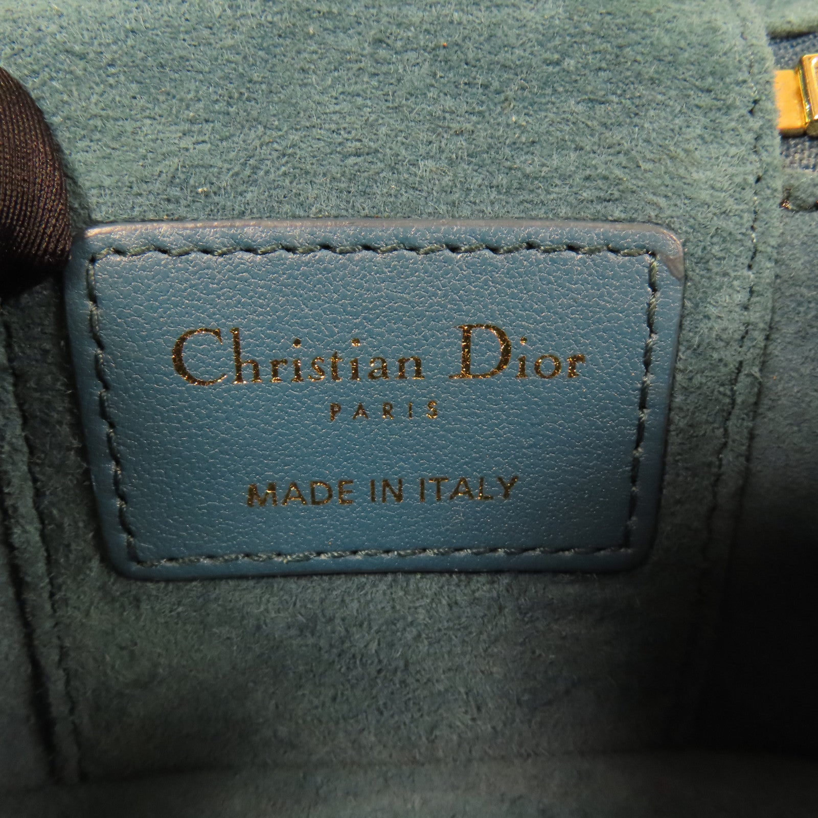 Dior 羊皮皮革Micro Vanity Case金扣手挽肩背兩用袋