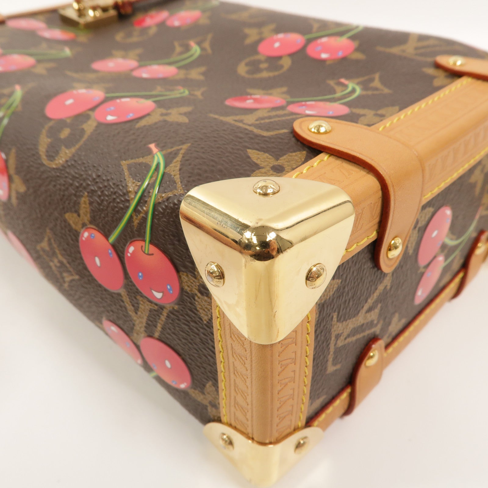 LOUIS VUITTON Monogram LVxTM Cherry Side Trunk手挽肩背兩用袋