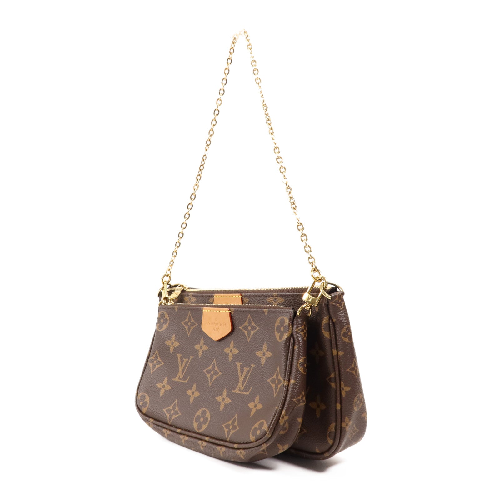 LOUIS VUITTON Monogram Multi Pochette Accessoires金扣肩背袋