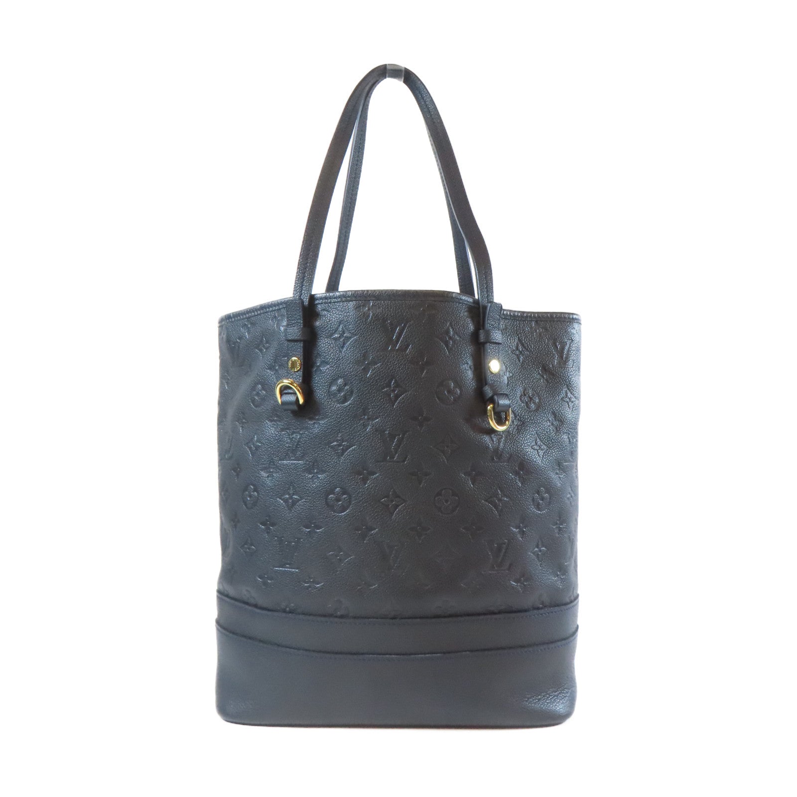 LOUIS VUITTON Monogram Empreinte Shoulder Bag金扣肩背袋黑色