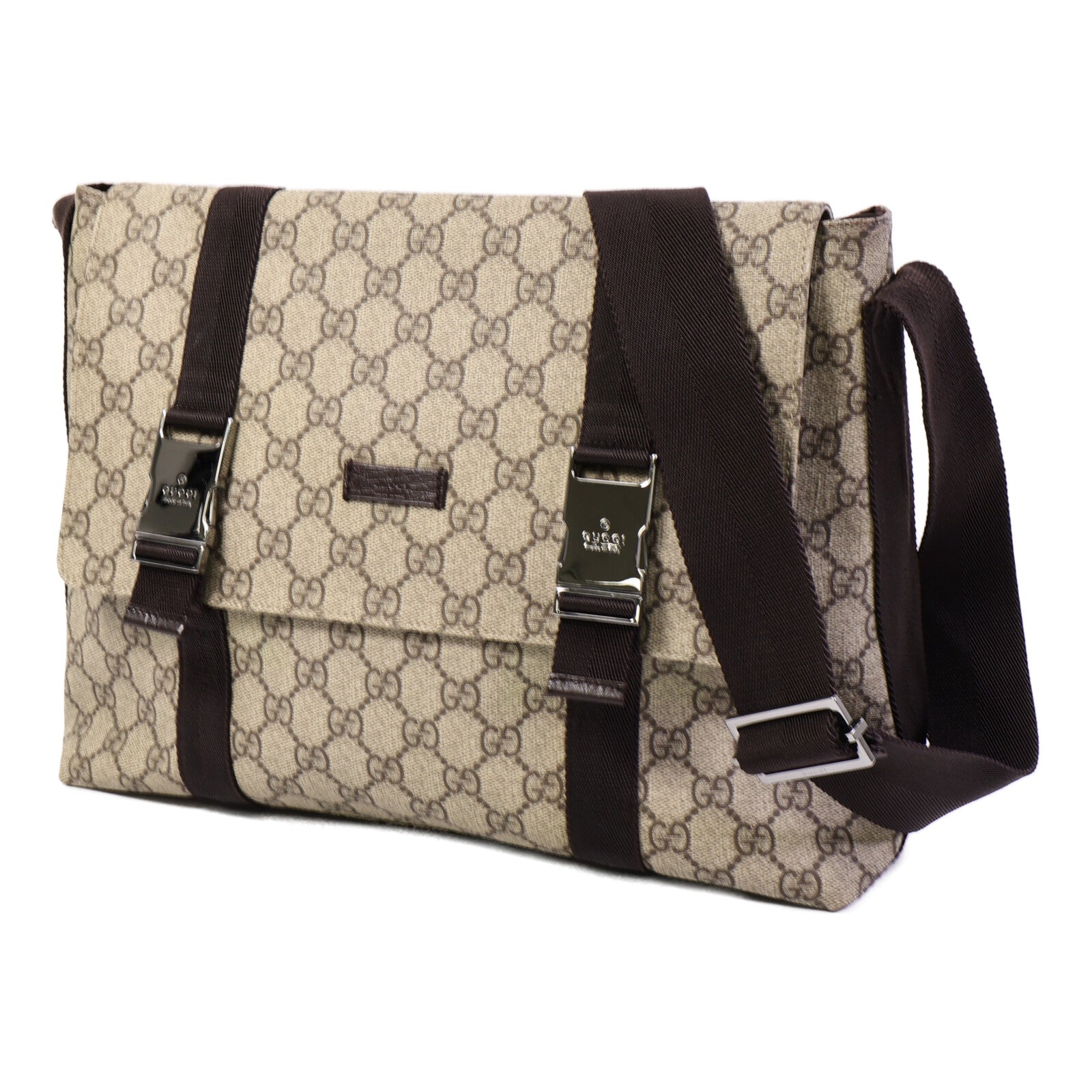 GUCCI 塗層帆布GG Supreme肩背袋