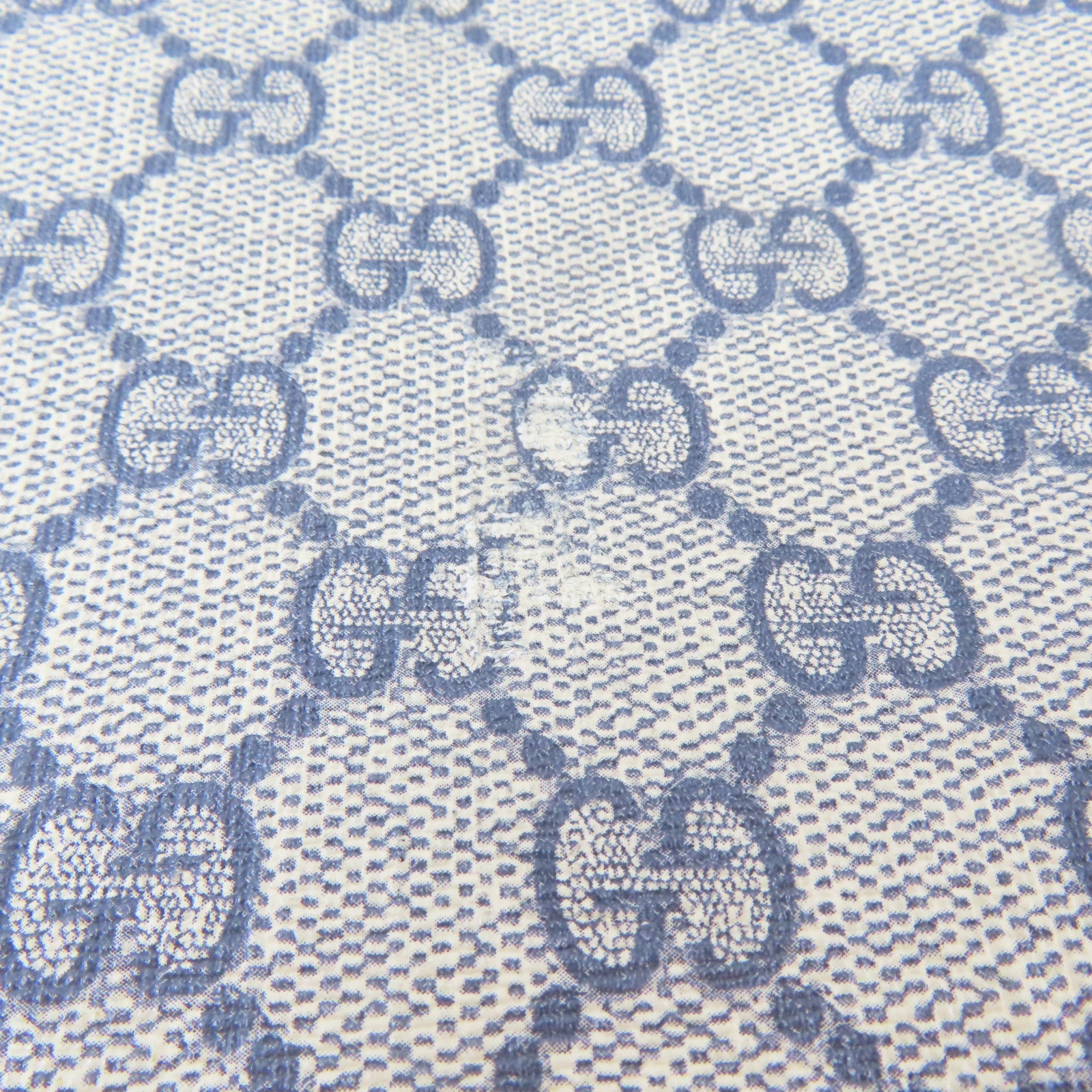 GUCCI 塗層帆布Tote Bag銀扣手挽袋啡色/黑色