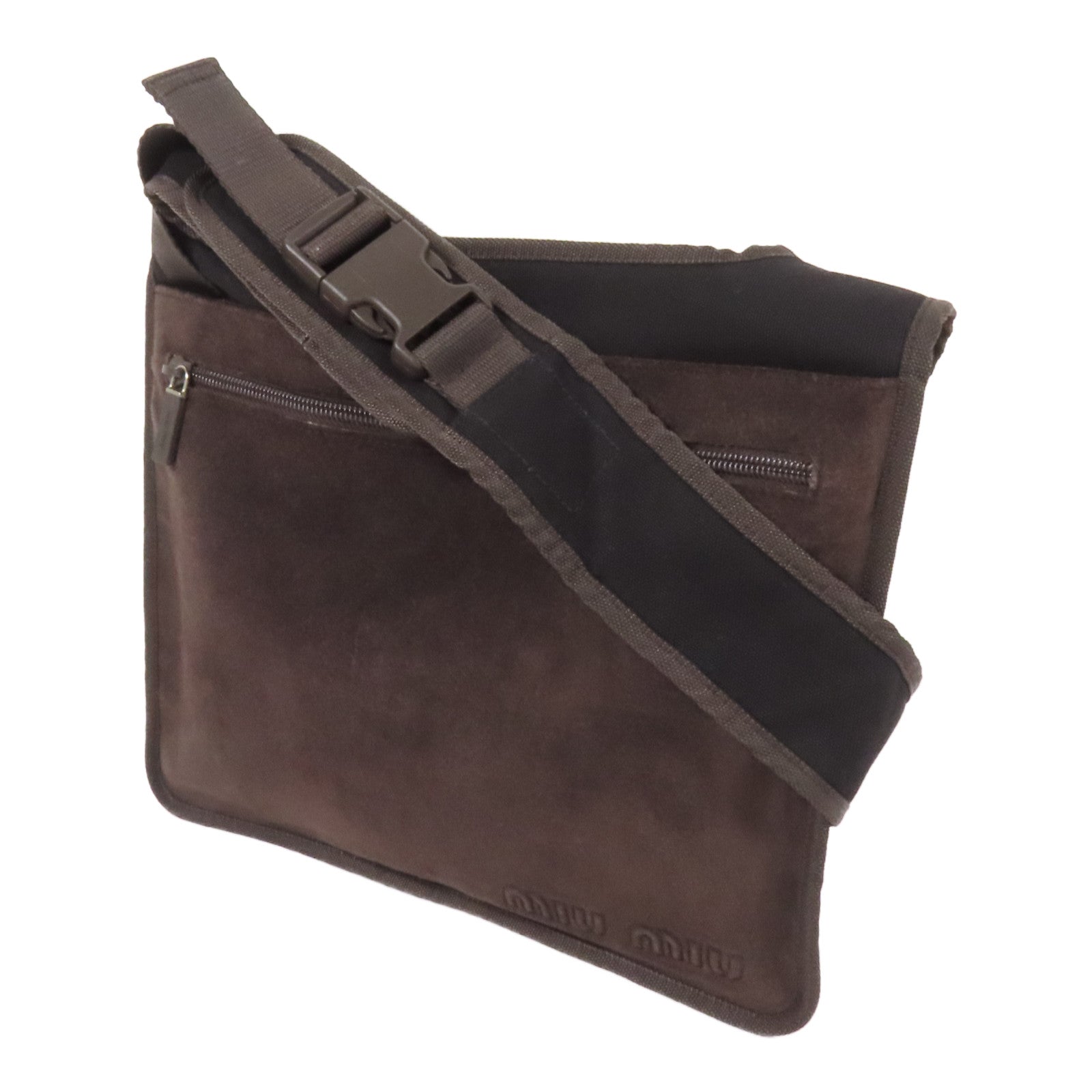 Miu Miu 麂皮皮革Shoulder Bag肩背袋