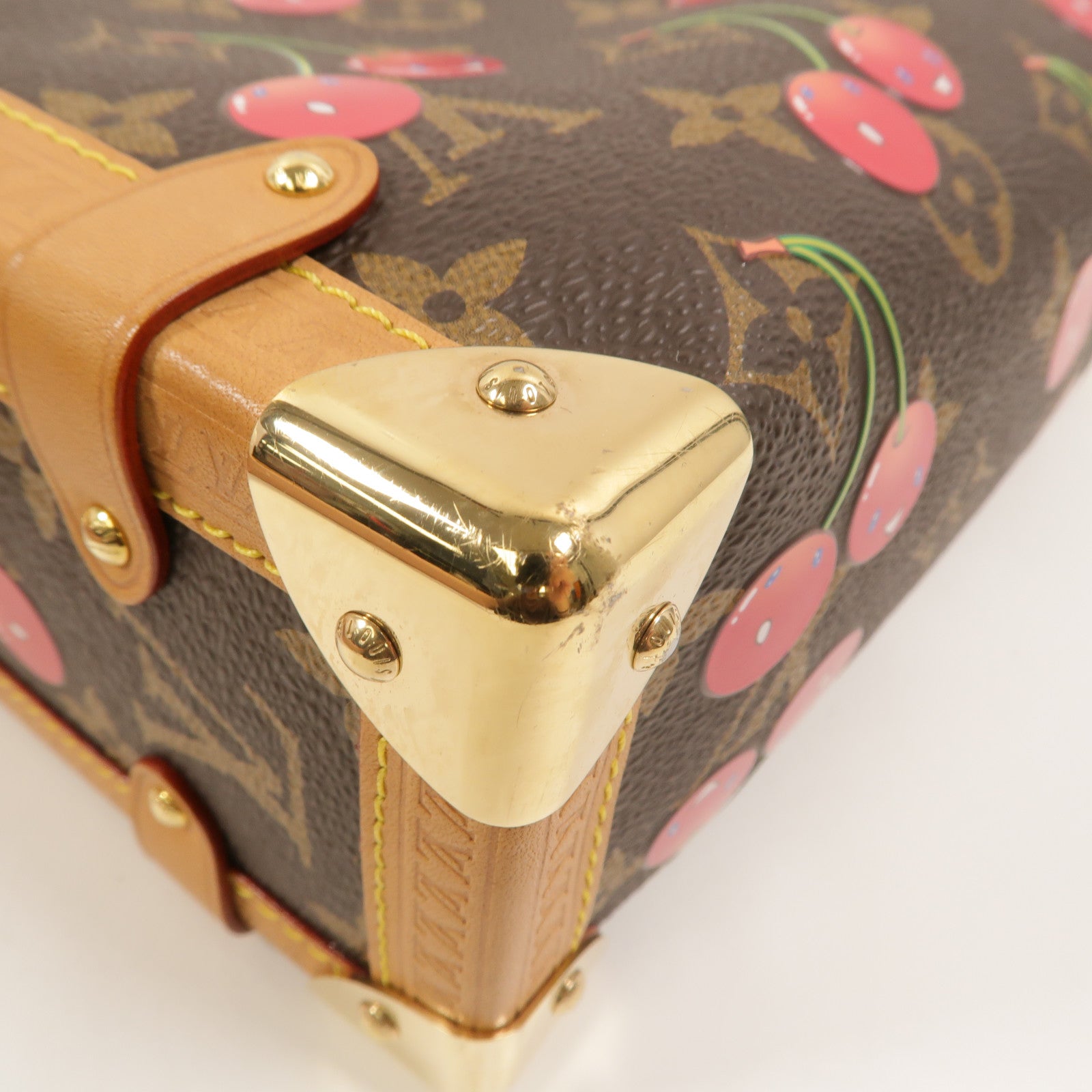 LOUIS VUITTON Monogram LVxTM Cherry Side Trunk手挽肩背兩用袋