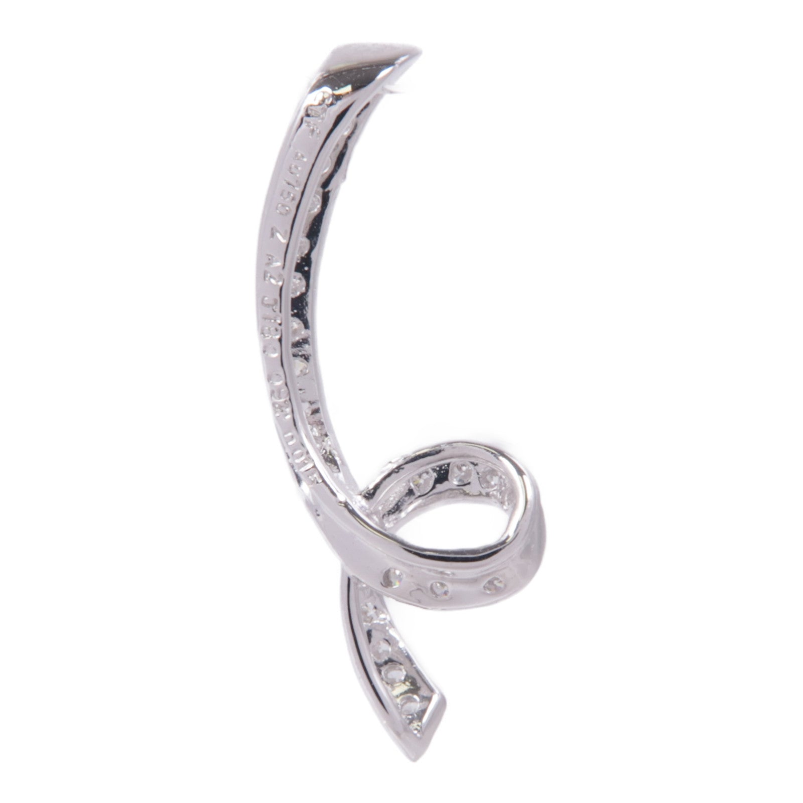 JEWELRY 【激減優惠】18K白金Diamond Pendant Top鑽石吊墜