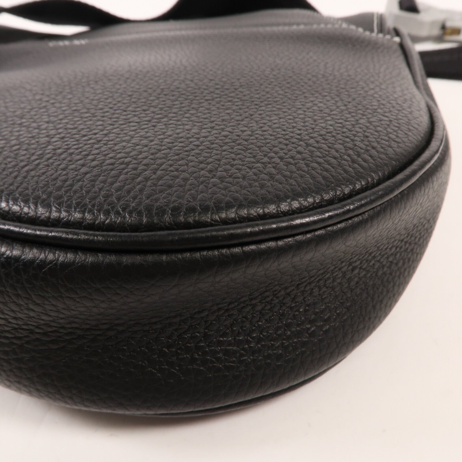 Dior 牛皮皮革Saddle Bag銀扣肩背袋