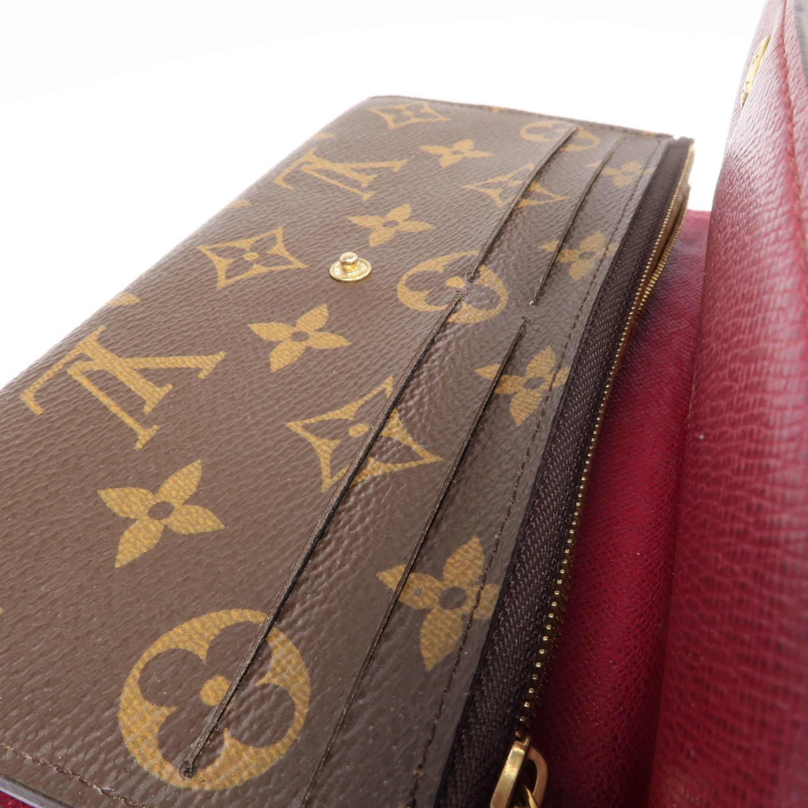LOUIS VUITTON Monogram Emilie Long Wallet金扣長錢包