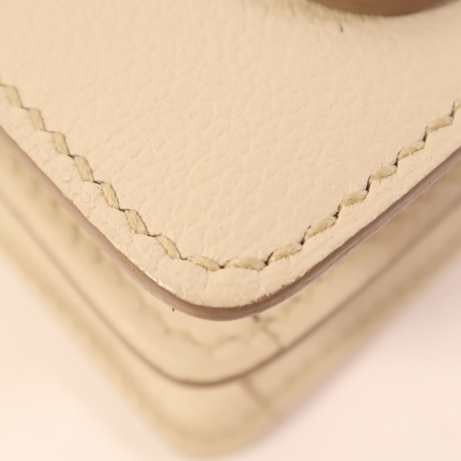 HERMES Evercolor皮革Mini Roulis金扣肩背袋Beton