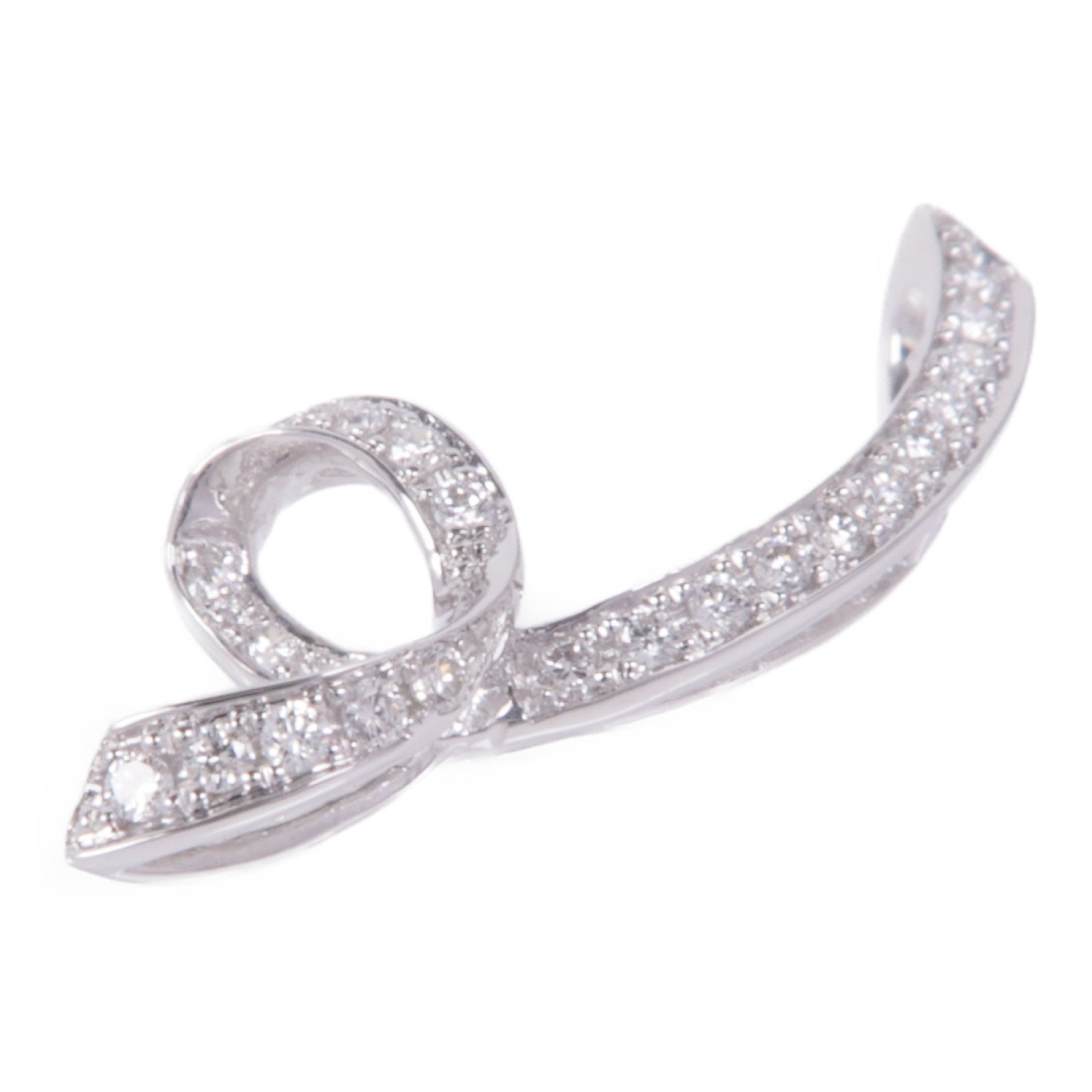 JEWELRY 【激減優惠】18K白金Diamond Pendant Top鑽石吊墜