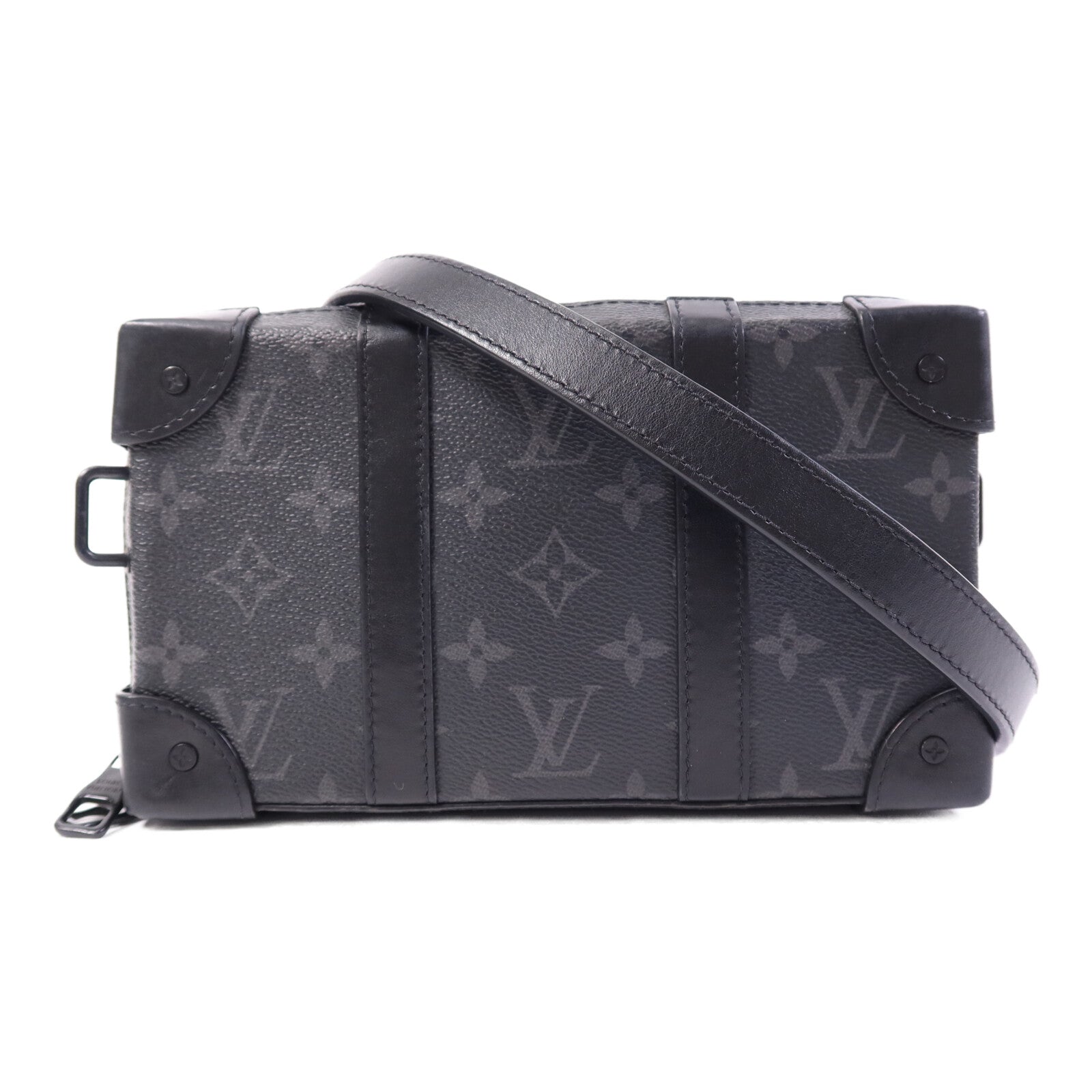 LOUIS VUITTON Monogram Eclipse Soft Trunk Wallet肩背袋