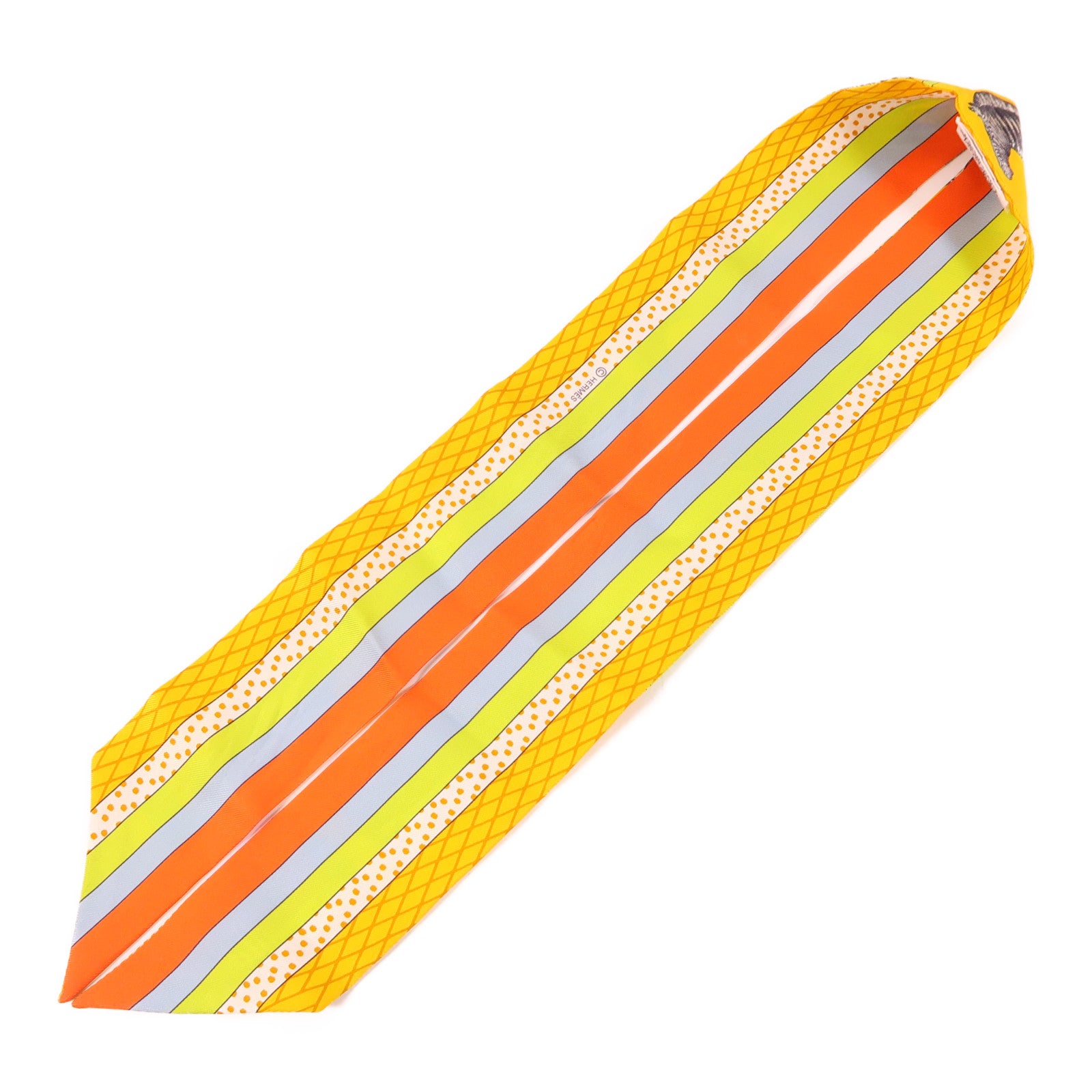 HERMES 絲質Twilly絲巾