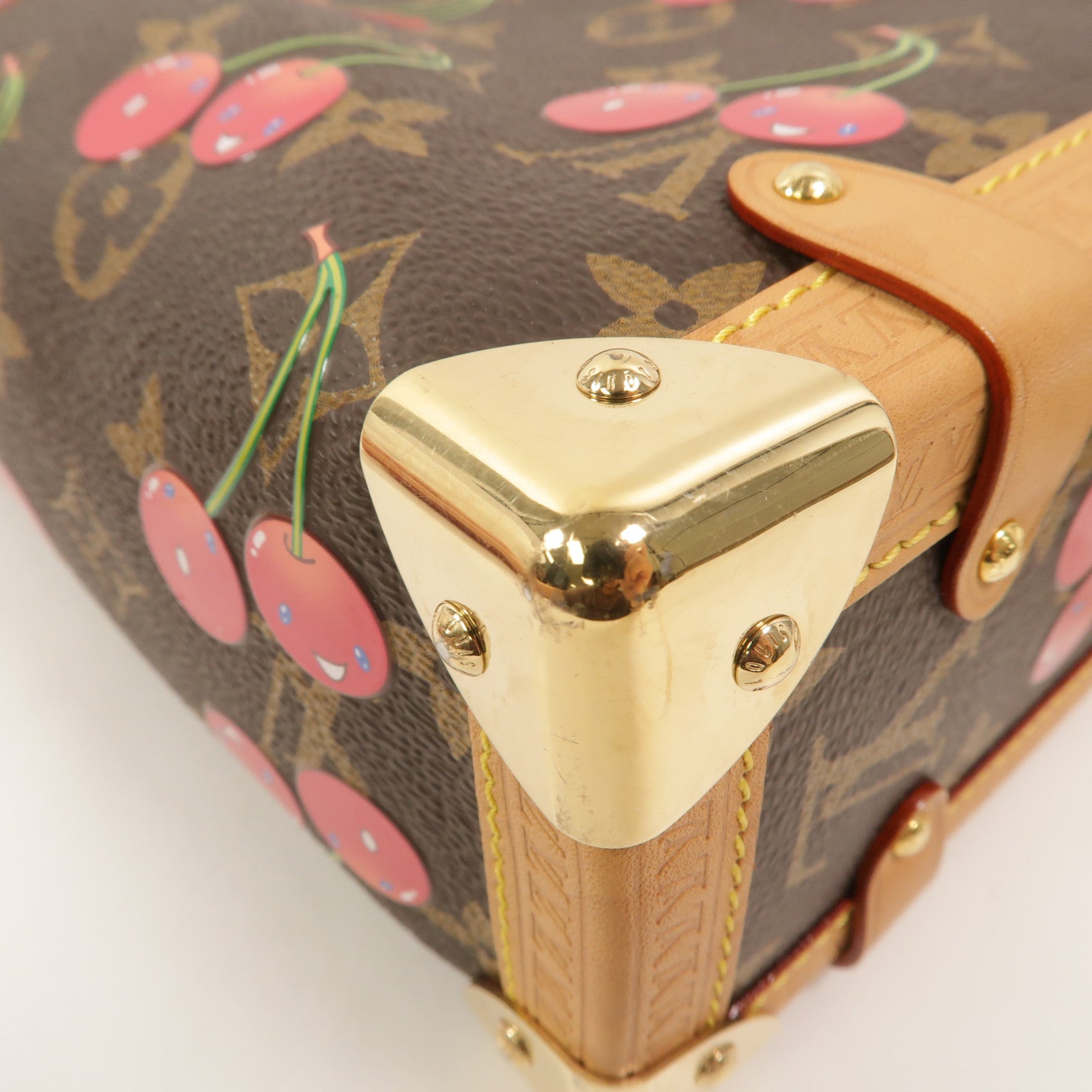 LOUIS VUITTON Monogram LVxTM Cherry Side Trunk手挽肩背兩用袋