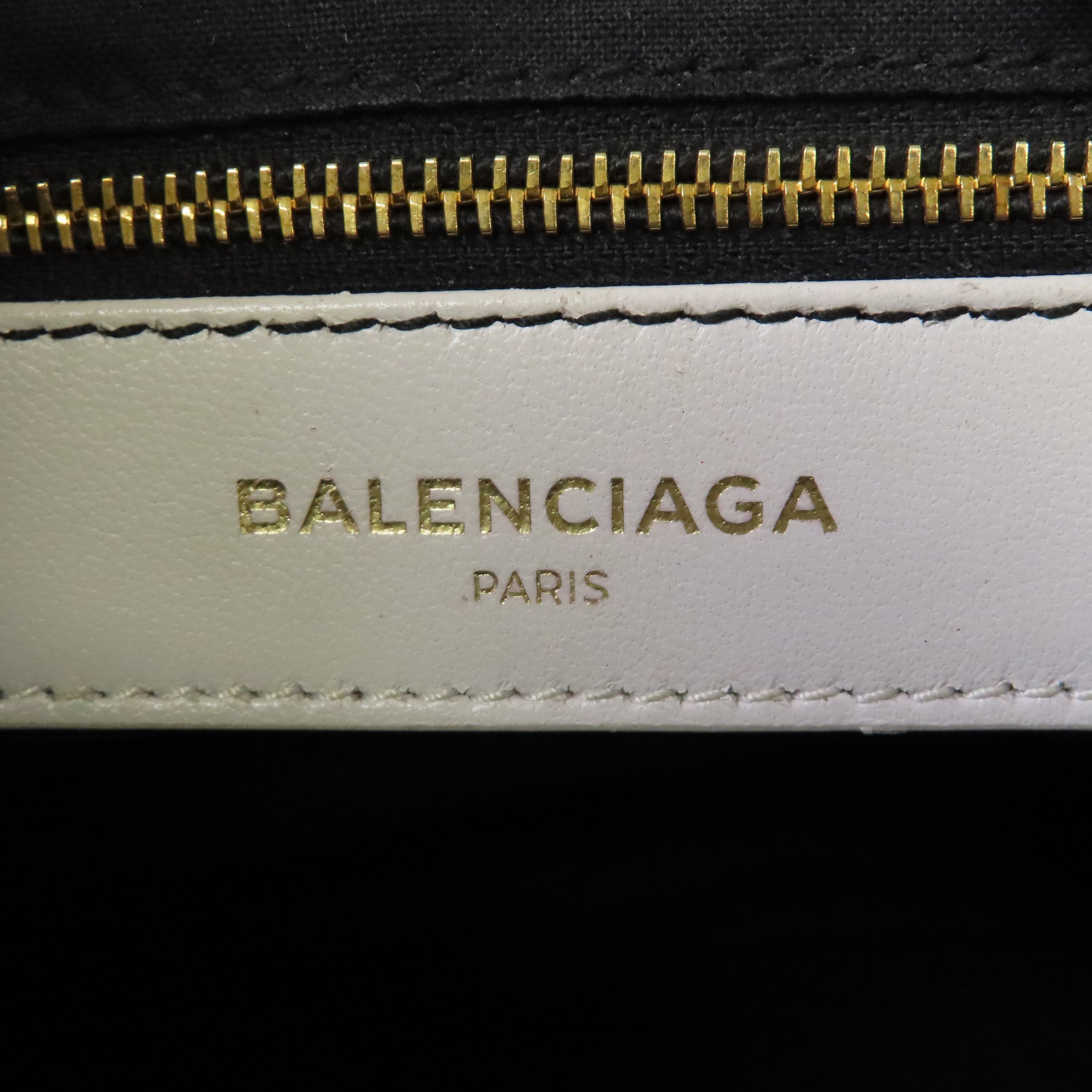 BALENCIAGA 【激減優惠】牛皮皮革Mini City金扣手挽肩背兩用袋白色