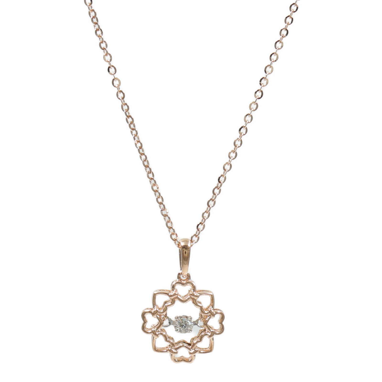 JEWELRY 18K玫瑰金Diamond Necklace鑽石項鍊