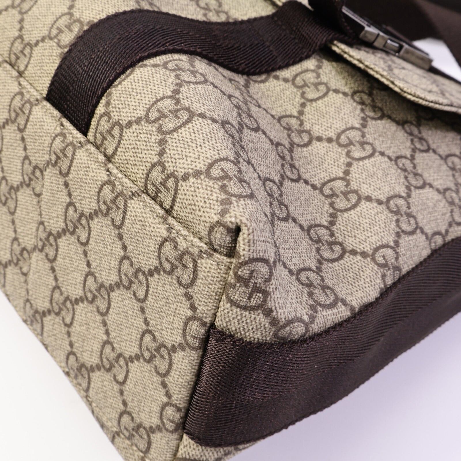 GUCCI 塗層帆布GG Supreme肩背袋
