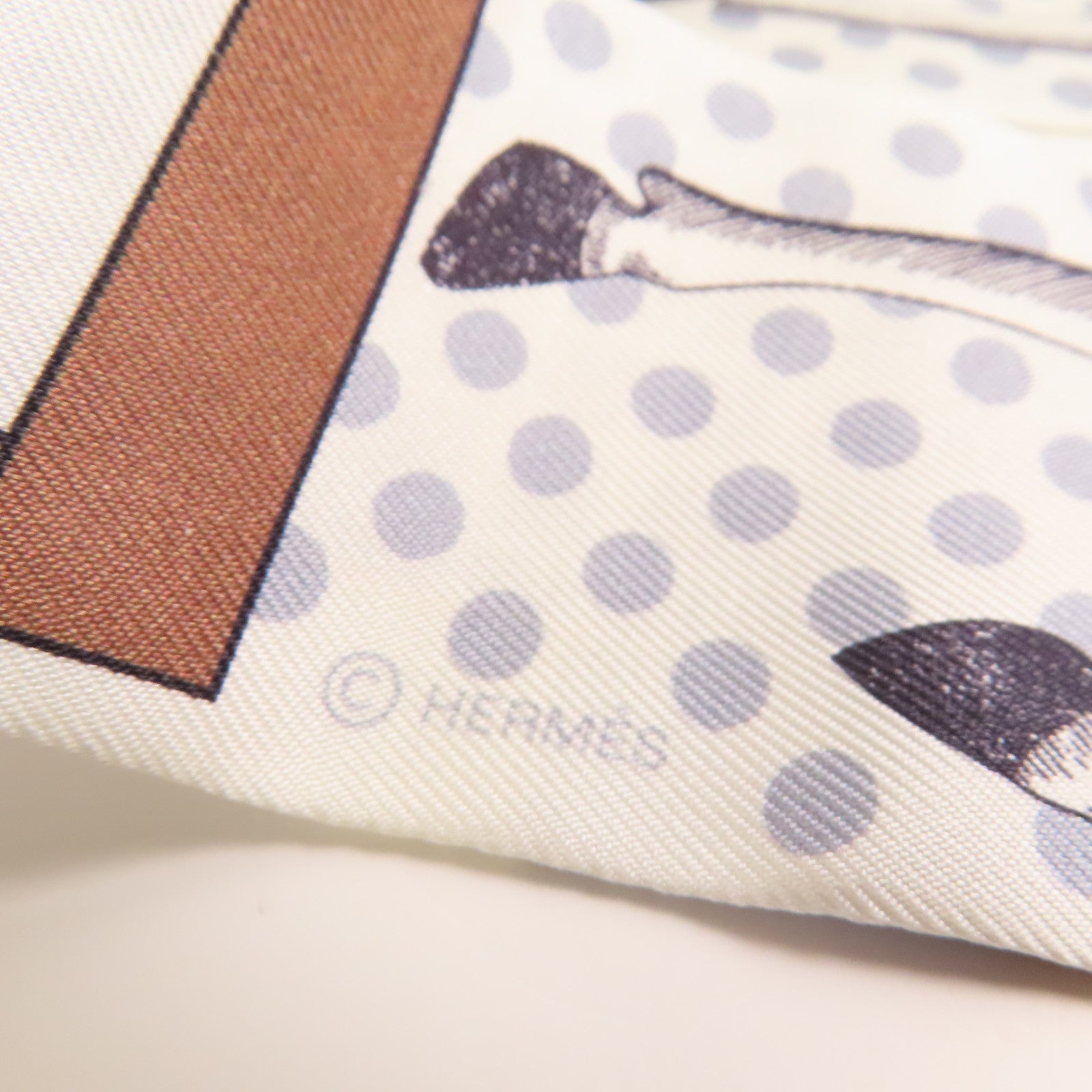 HERMES 絲質Twilly絲巾