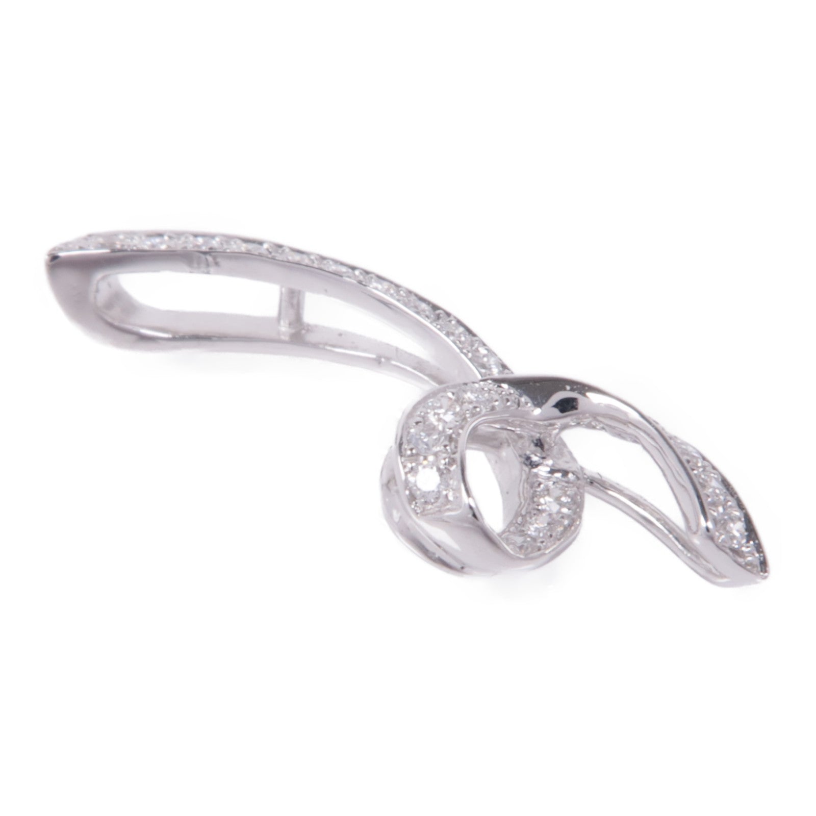 JEWELRY 【激減優惠】18K白金Diamond Pendant Top鑽石吊墜