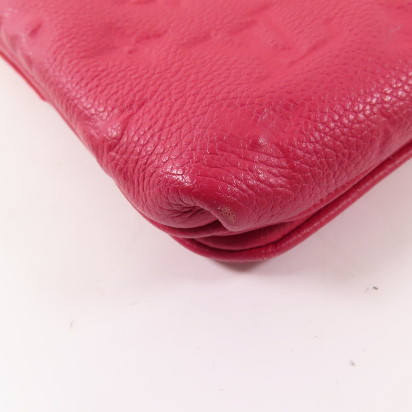 LOUIS VUITTON LV GHW Twice Shoulder Bag Monogram Empreinte M50259 Red
