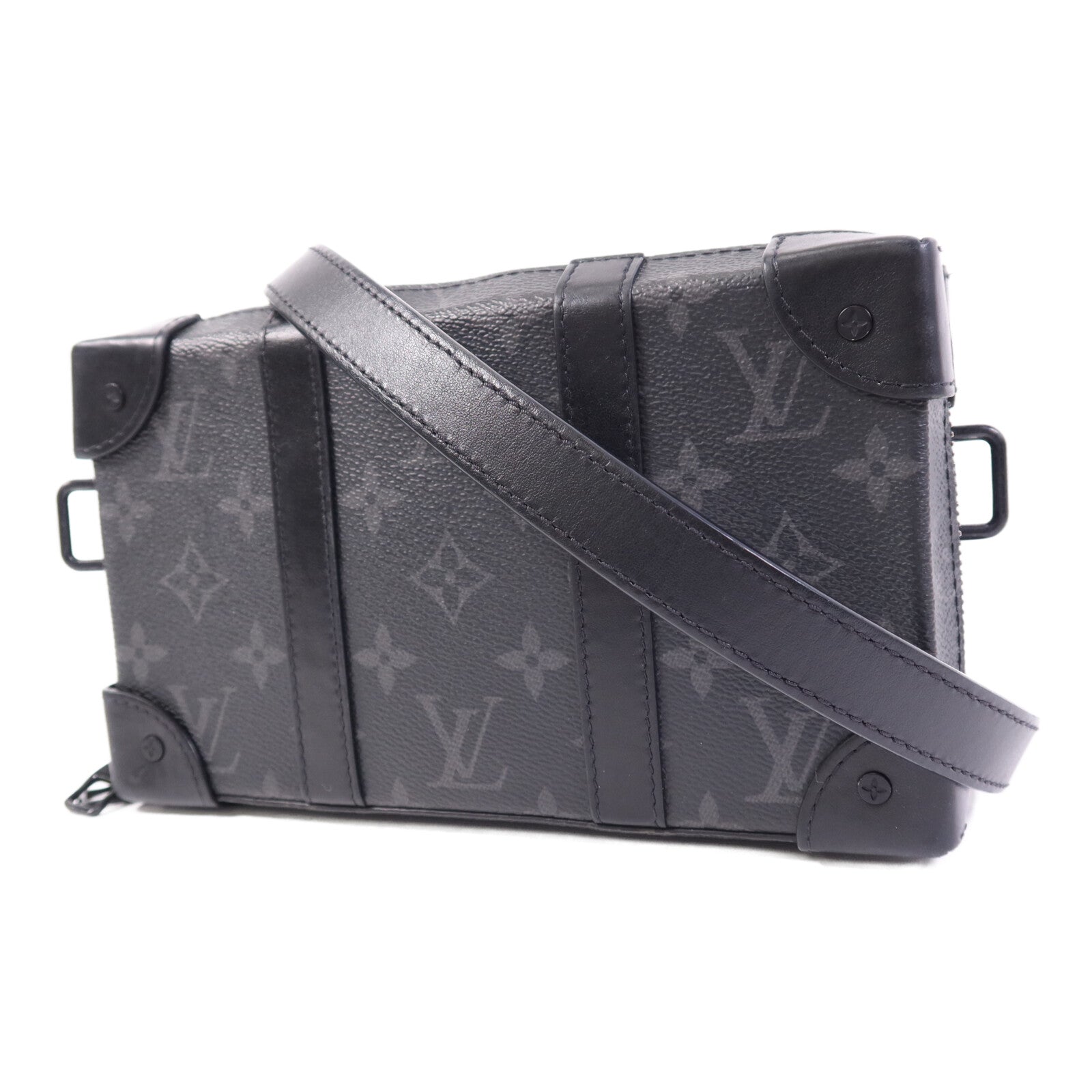 LOUIS VUITTON Monogram Eclipse Soft Trunk Wallet肩背袋