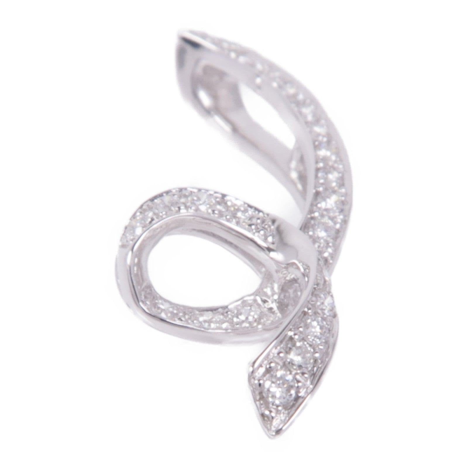 JEWELRY 【激減優惠】18K白金Diamond Pendant Top鑽石吊墜