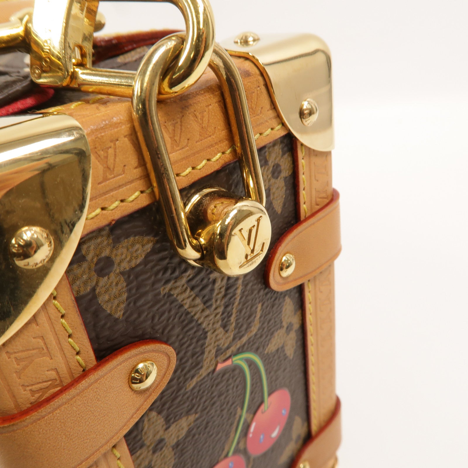 LOUIS VUITTON Monogram LVxTM Cherry Side Trunk手挽肩背兩用袋