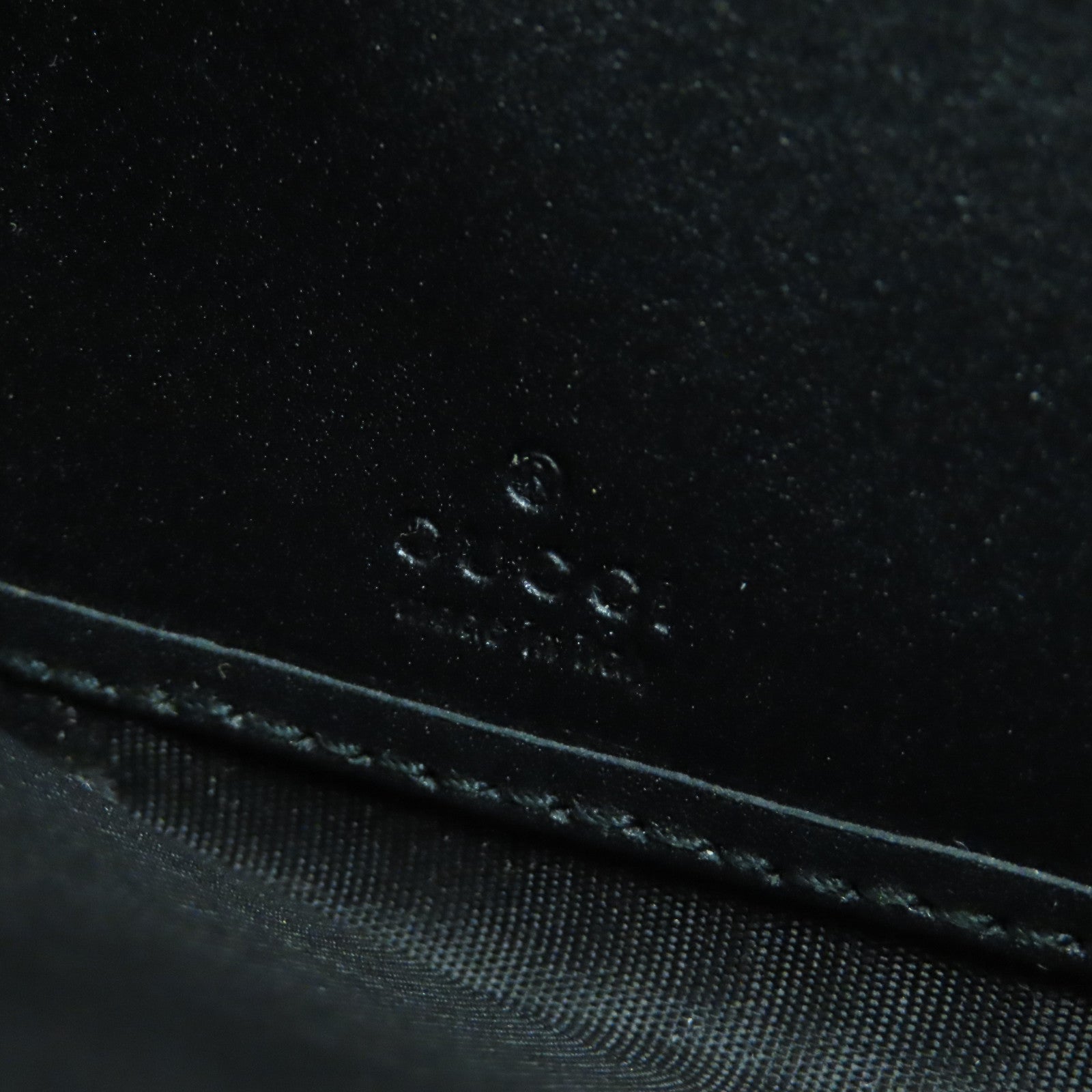 GUCCI 【激減優惠】塗層帆布Zipper Long Wallet金扣長錢包啡色/黑色
