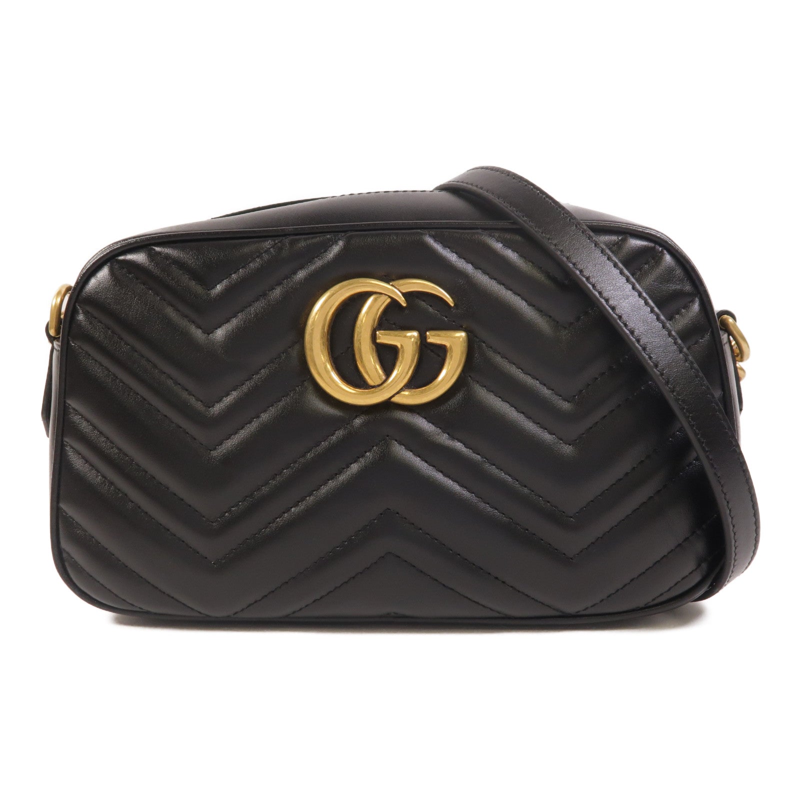 GUCCI 牛皮皮革GG Marmont肩背袋