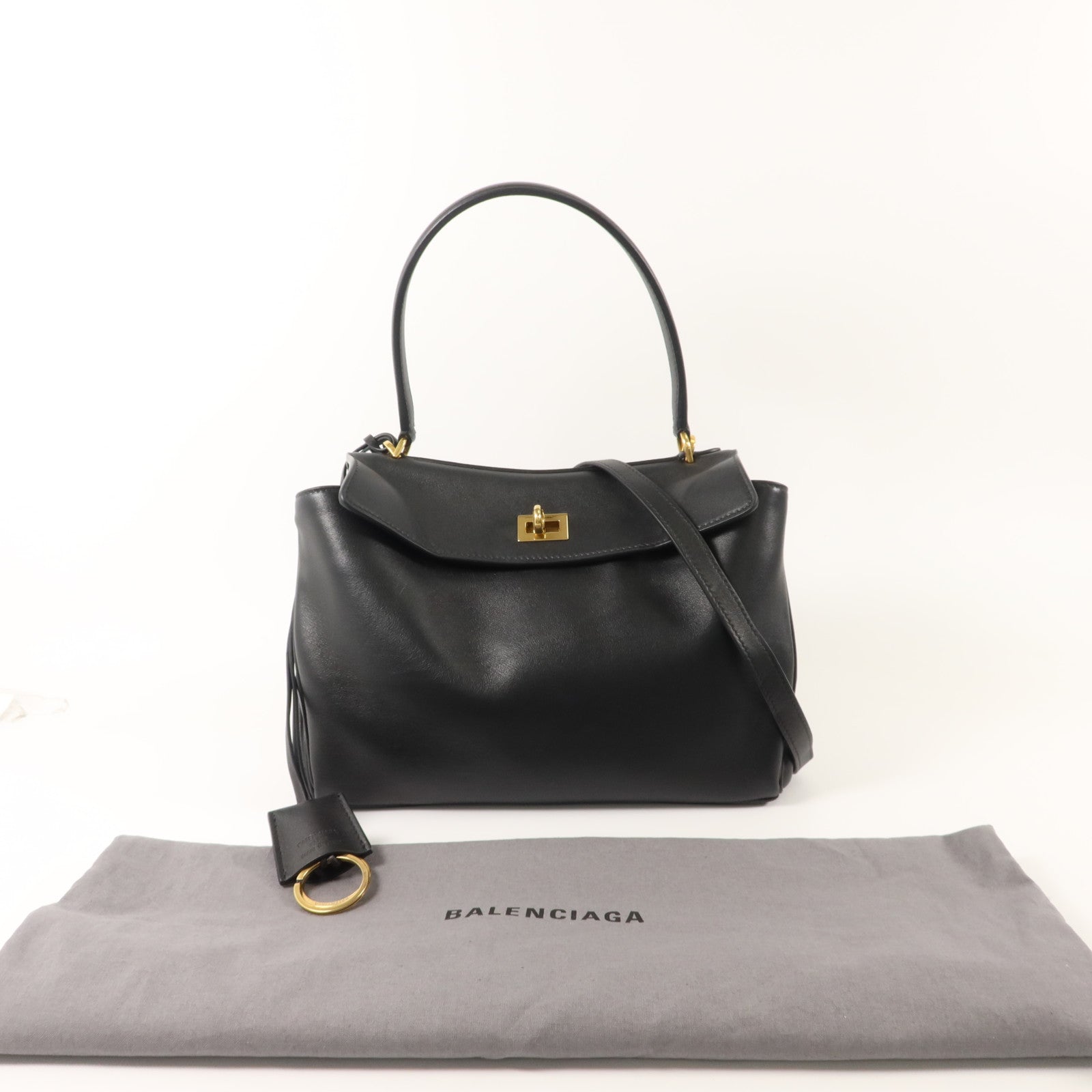 BALENCIAGA 牛皮皮革Rodeo Small手挽肩背兩用袋