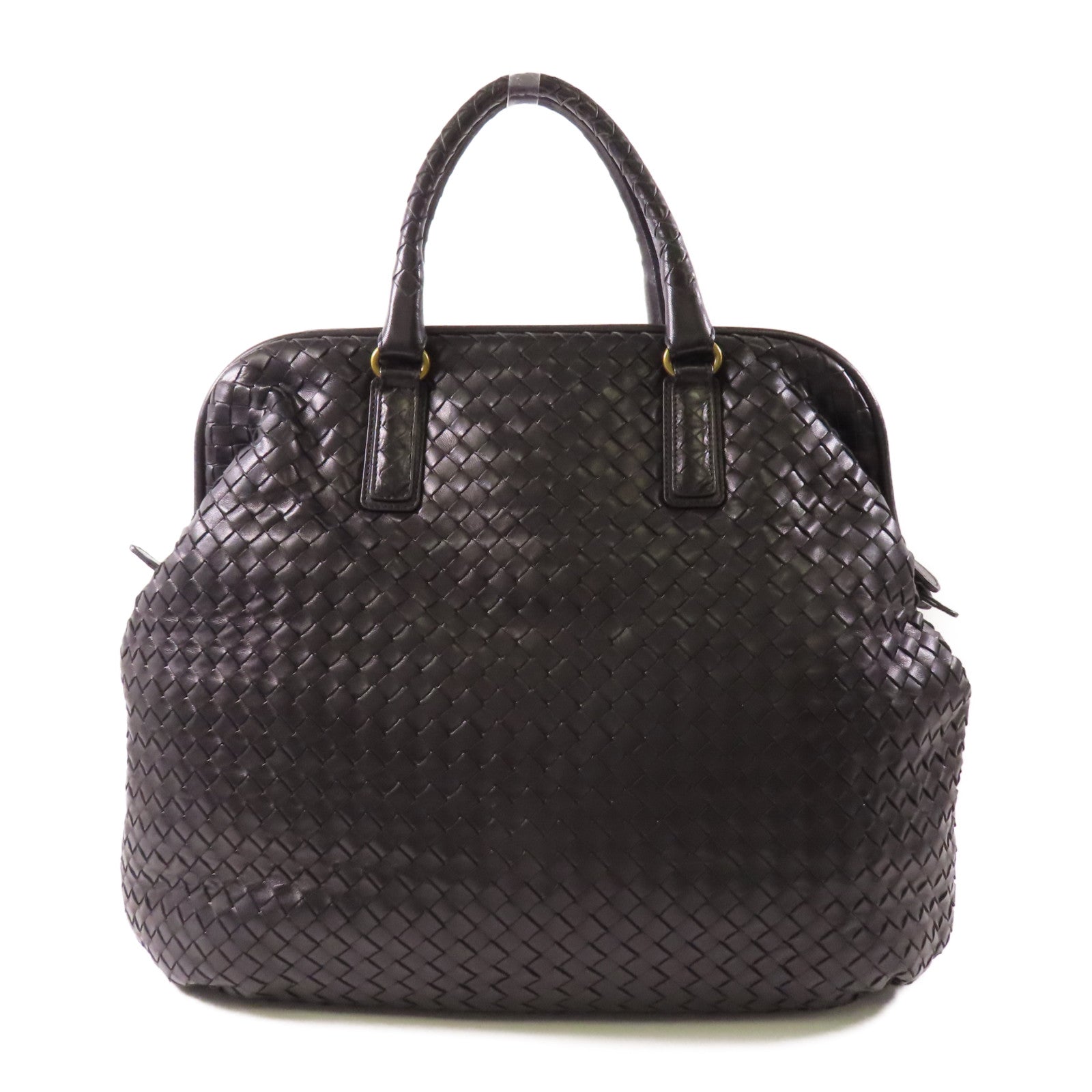 BOTTEGA VENETA 牛皮皮革Hand Bag金扣手挽袋