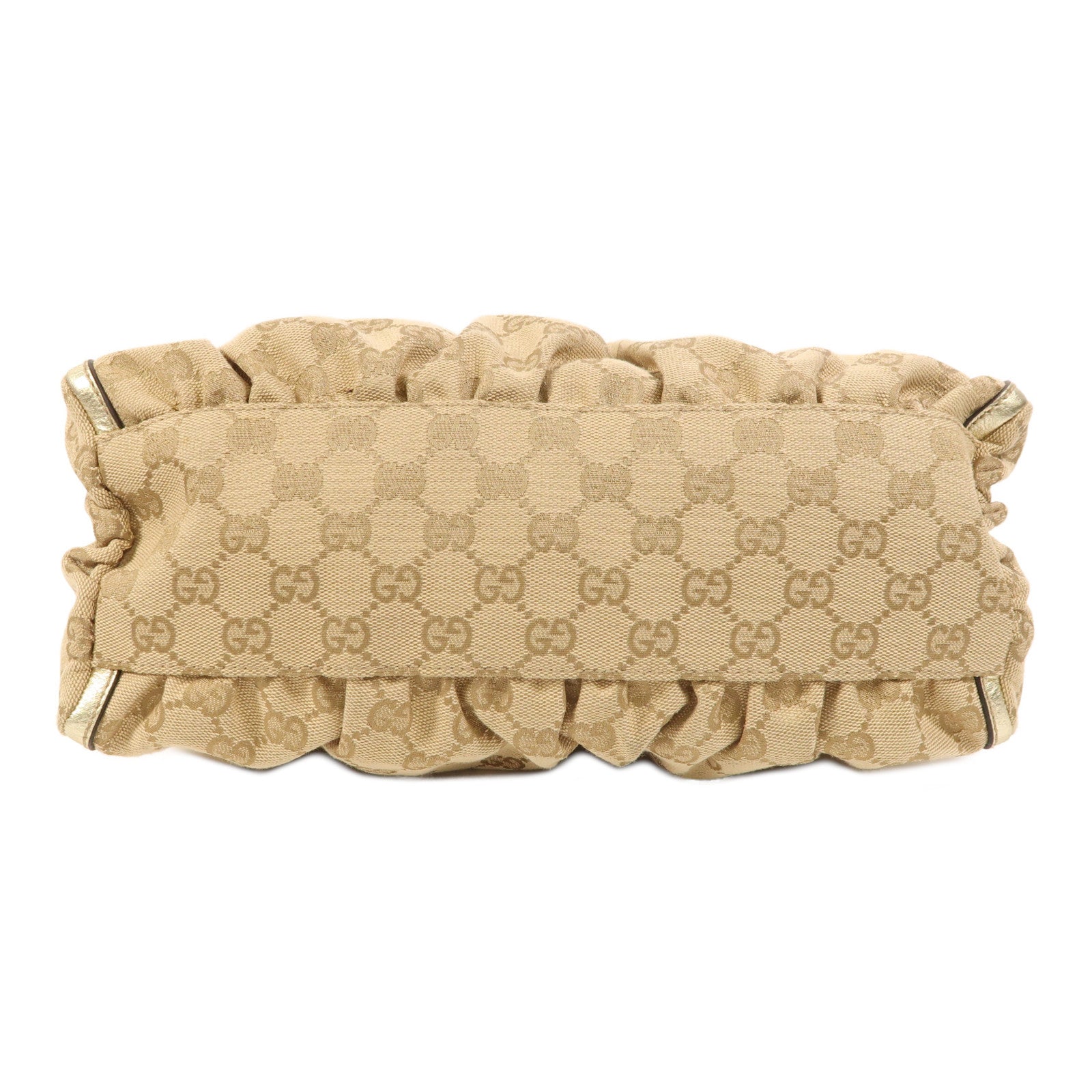 GUCCI 帆布Shoulder Bag金扣肩背袋