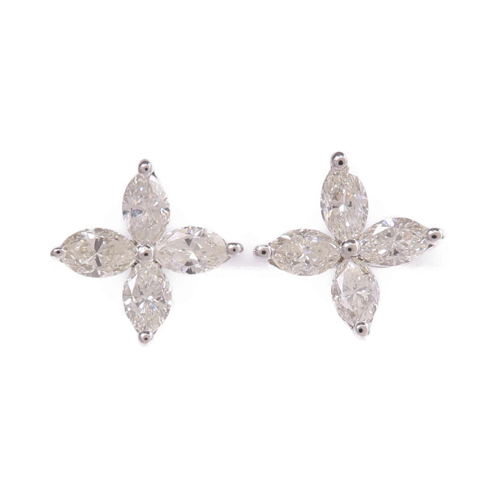 JEWELRY 18K白金Diamond Earrings鑽石耳環