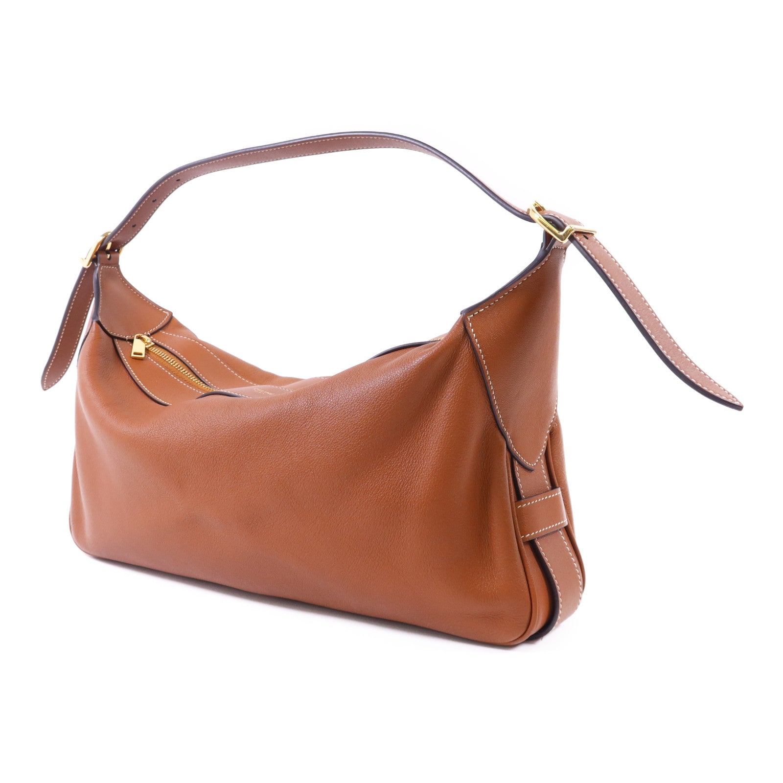 CELINE 牛皮皮革Romy Bag金扣肩背袋