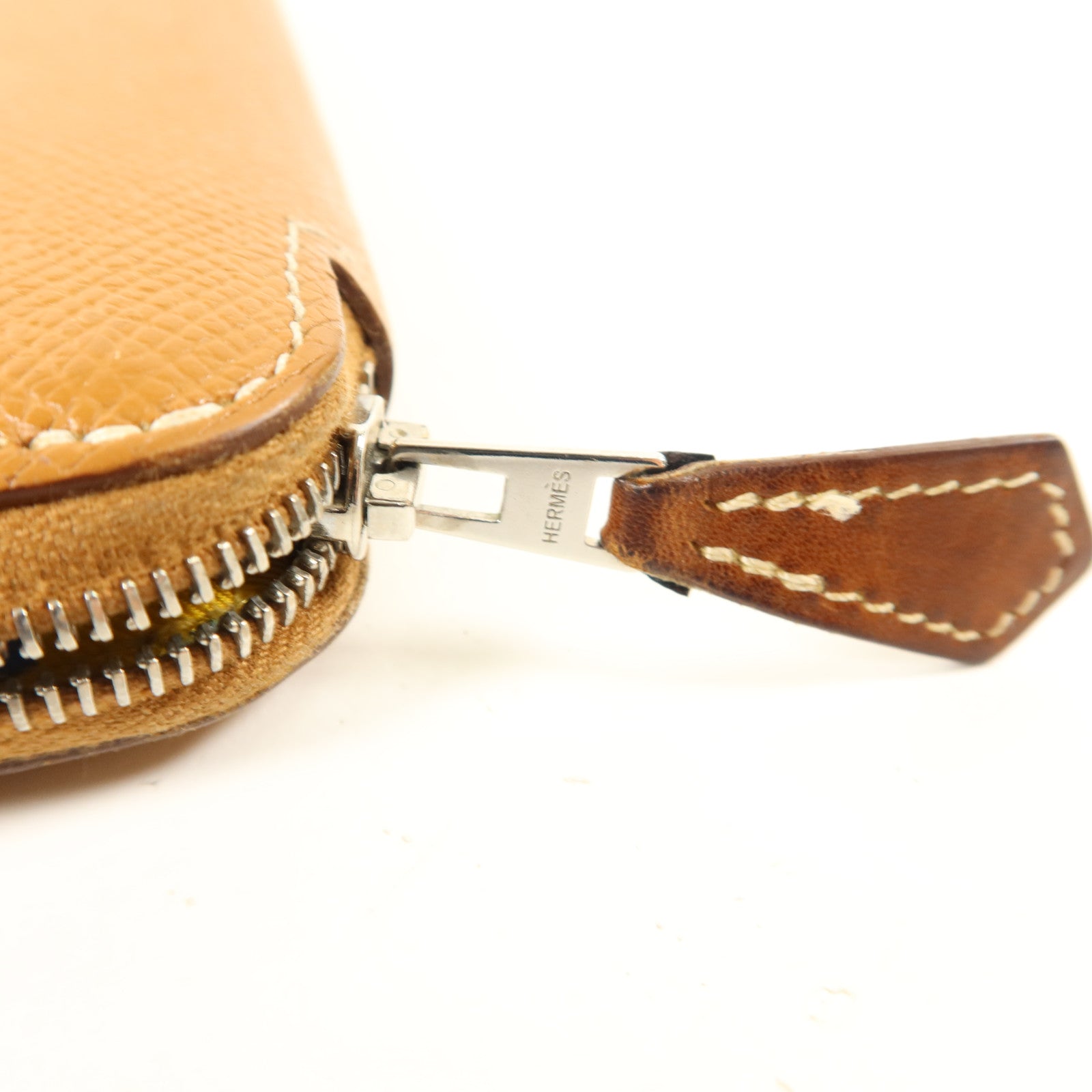 HERMES Epsom皮革Silk'In Long Wallet長錢包Gold