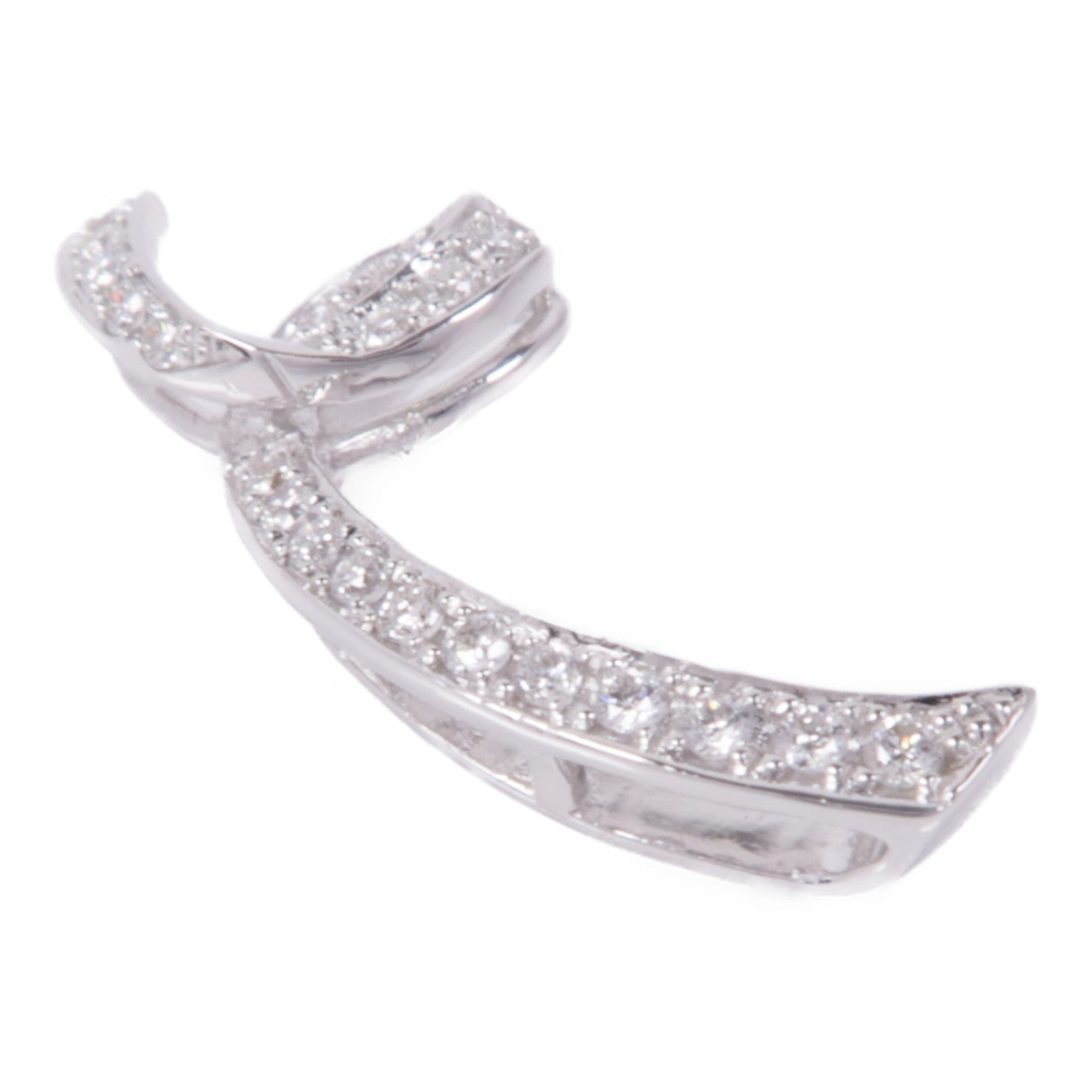 JEWELRY 【激減優惠】18K白金Diamond Pendant Top鑽石吊墜