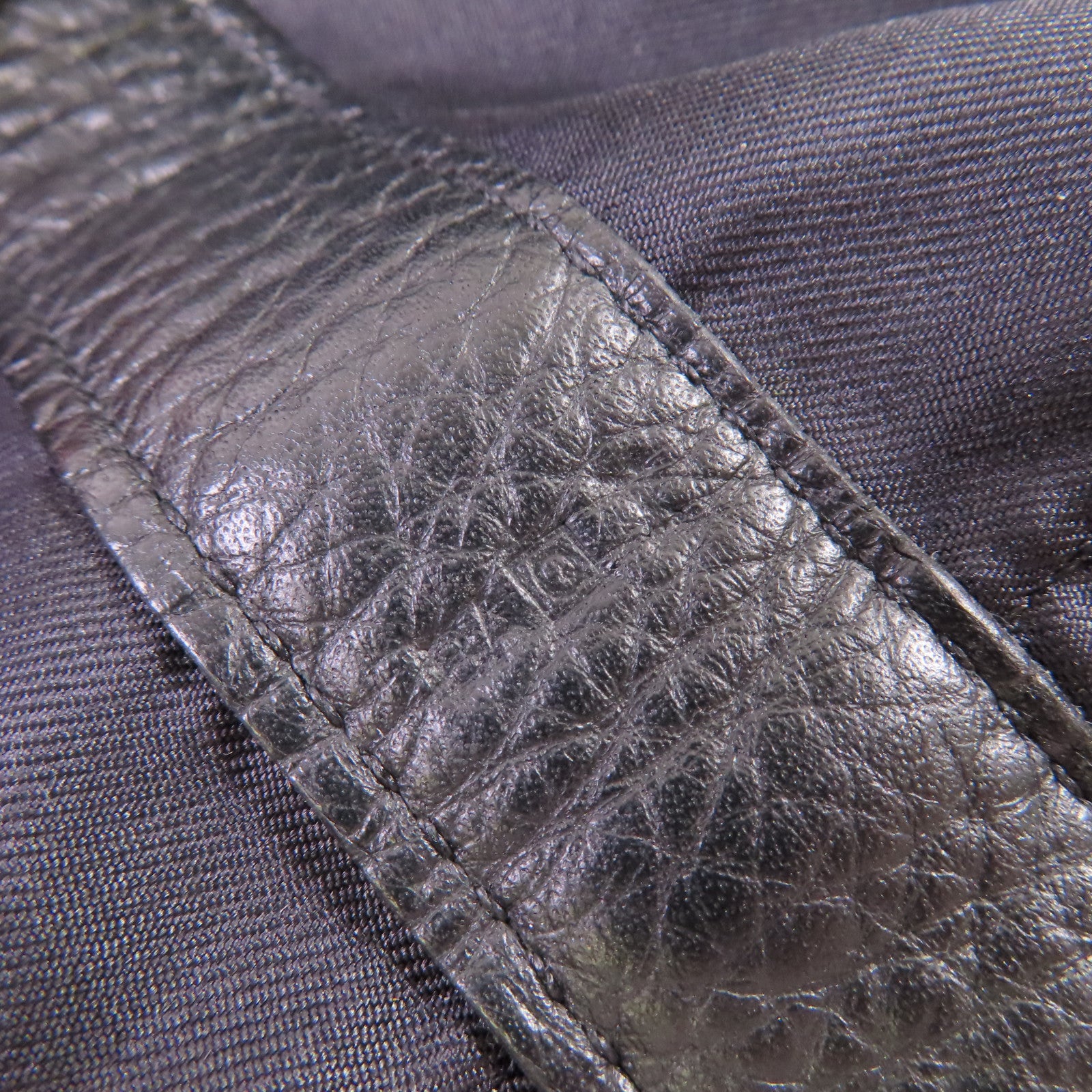 HERMES 【清倉大減價】絲質/皮革Soie Cool Backpack銀扣背包藍色/金色/黑色