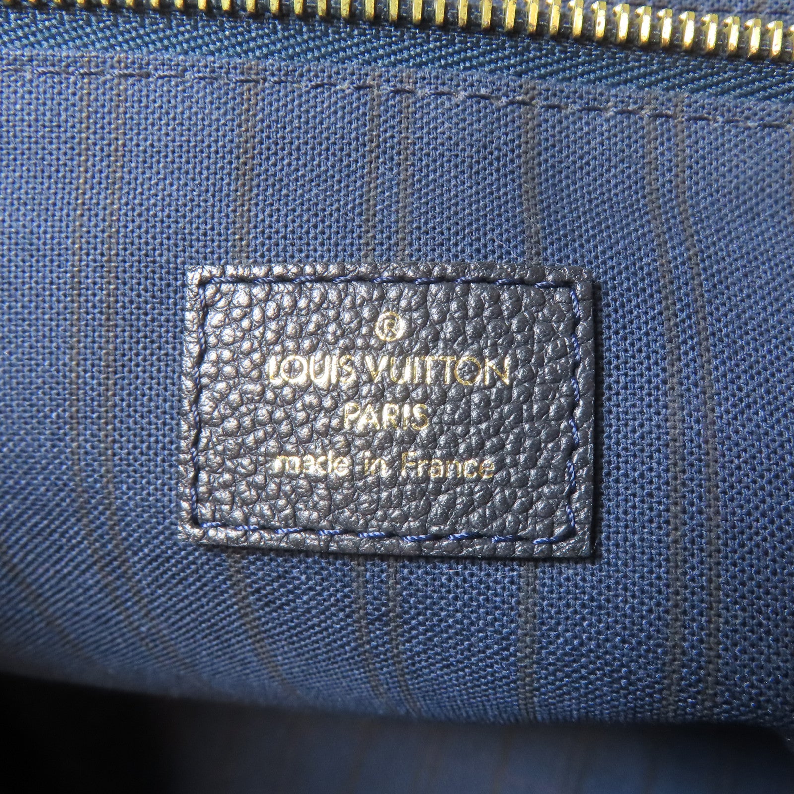 LOUIS VUITTON Monogram Empreinte Shoulder Bag金扣肩背袋黑色