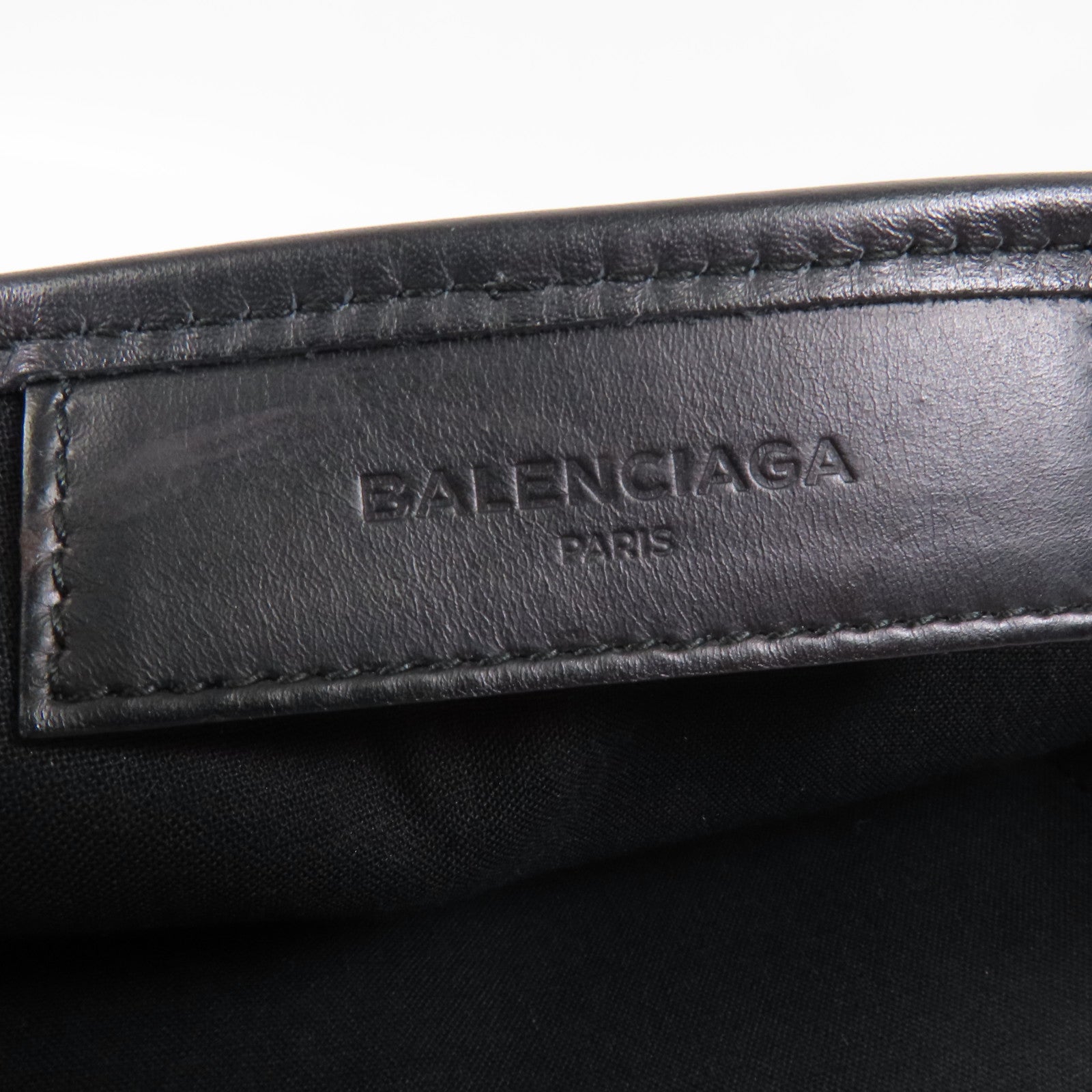 BALENCIAGA 帆布Cabas XS銀扣手挽肩背兩用袋