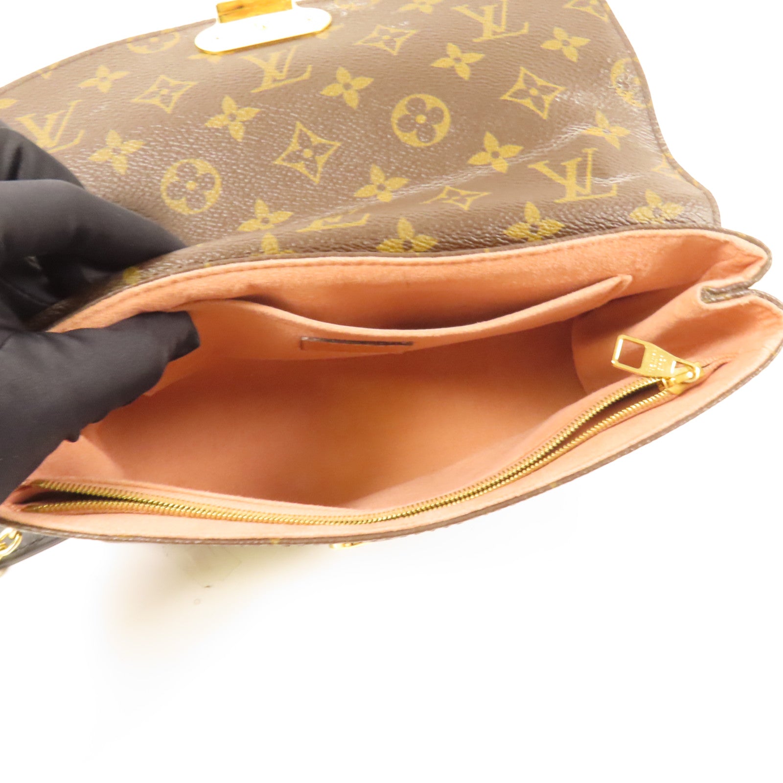 LOUIS VUITTON Monogram Saint Placide金扣肩背袋
