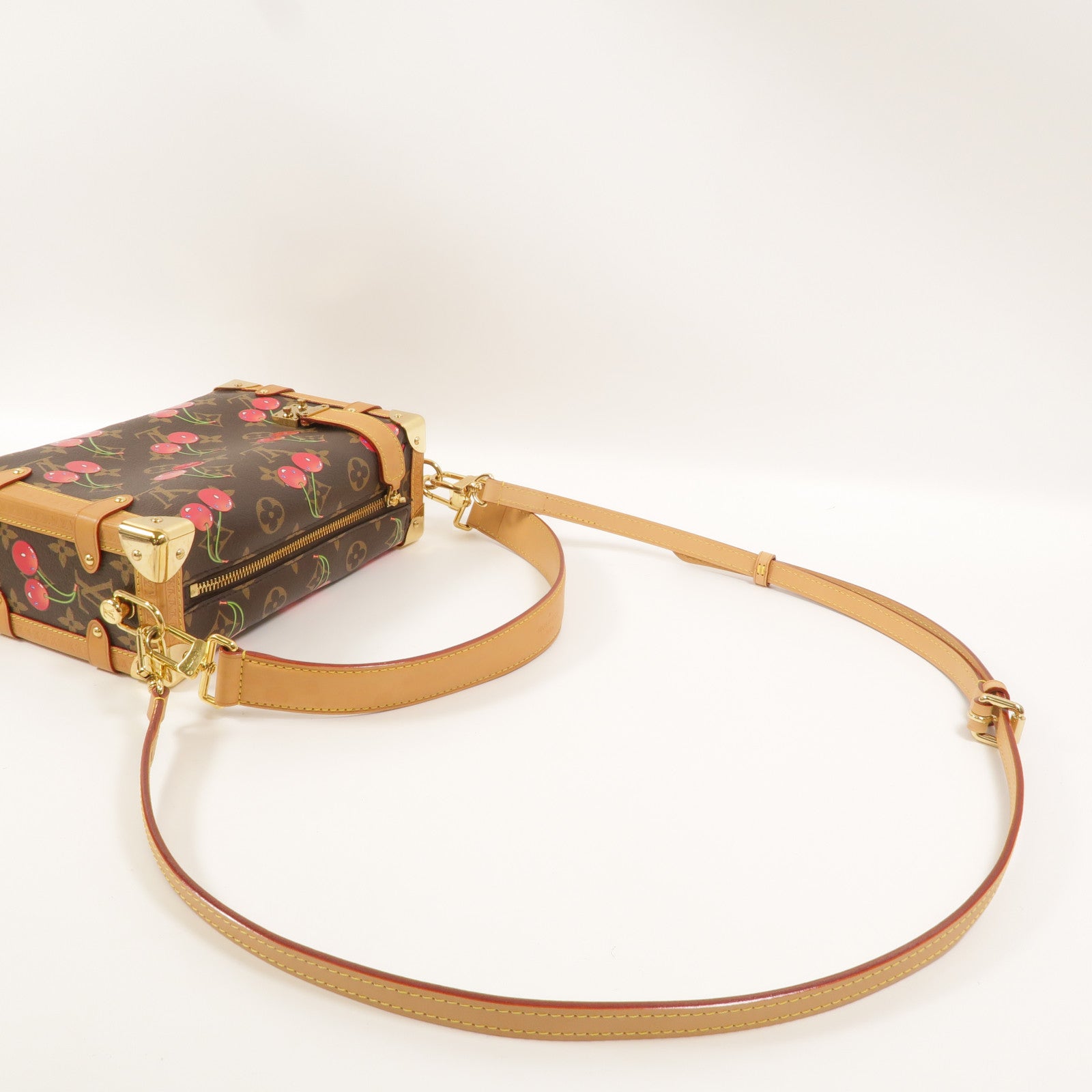LOUIS VUITTON Monogram LVxTM Cherry Side Trunk手挽肩背兩用袋